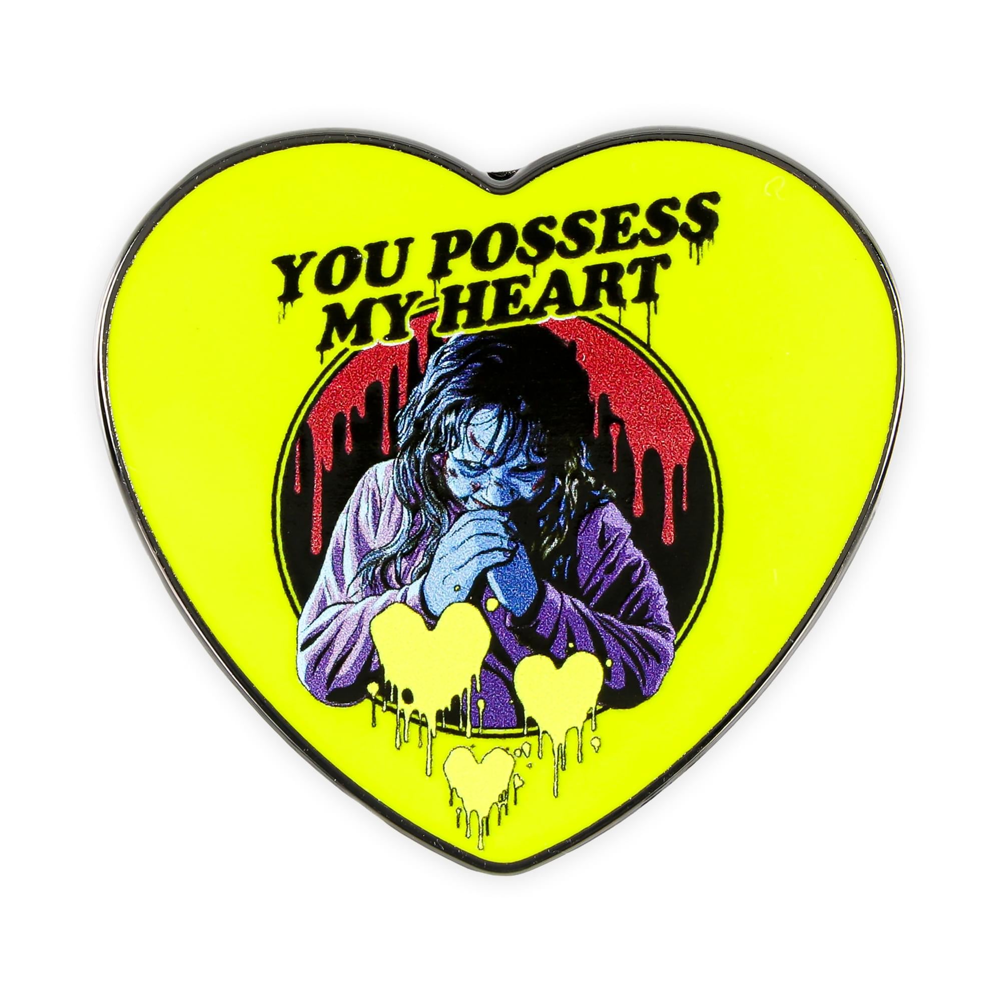 The Exorcist "You Possess My Heart" Enamel Pin