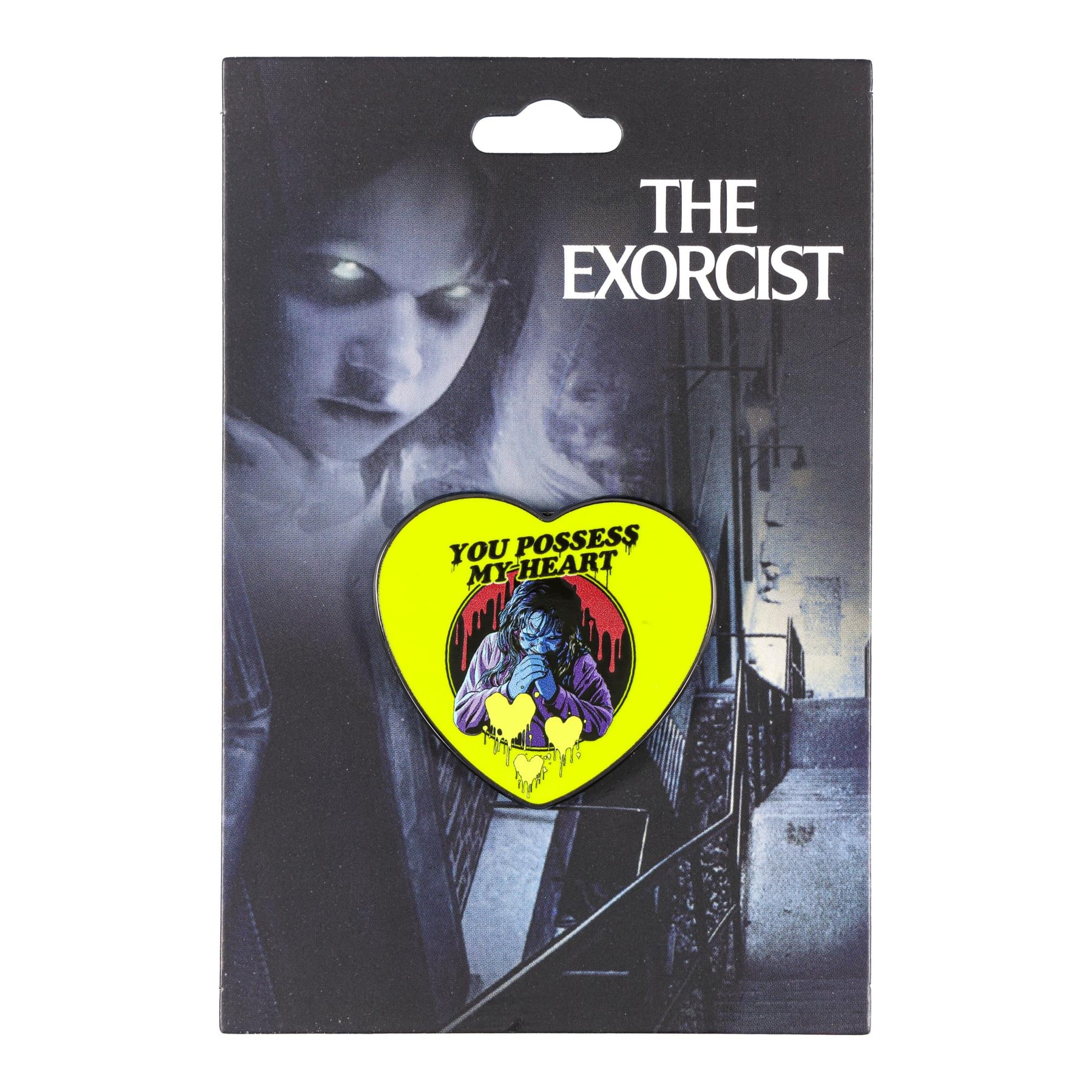 The Exorcist "You Possess My Heart" Enamel Pin