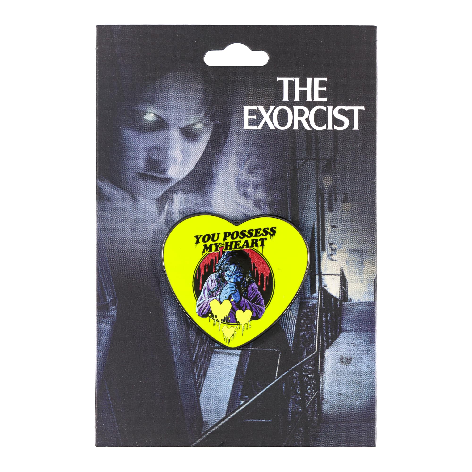 The Exorcist "You Possess My Heart" Enamel Pin