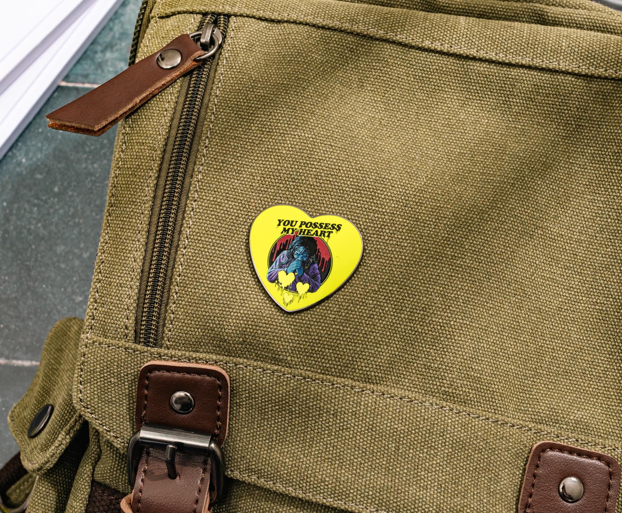 The Exorcist "You Possess My Heart" Enamel Pin