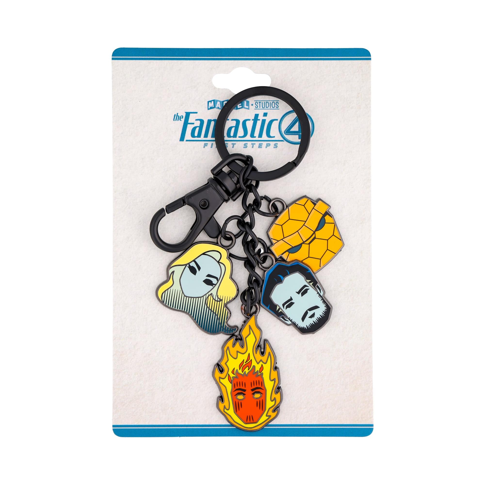 Marvel Studios The Fantastic Four: First Steps Character Charms Keychain