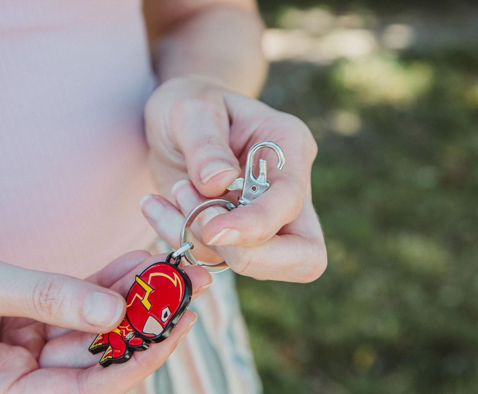 DC Chibi The Flash Metal Keychain | Free Shipping