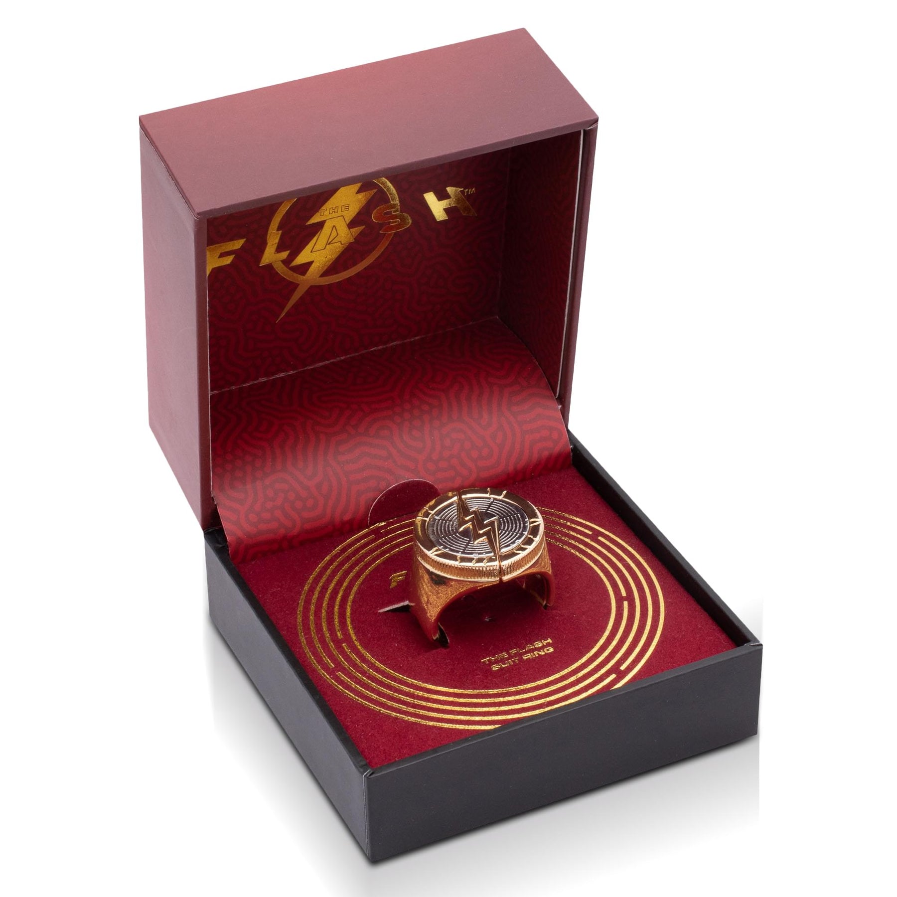 DC Comics The Flash Movie Slide Open Replica Ring