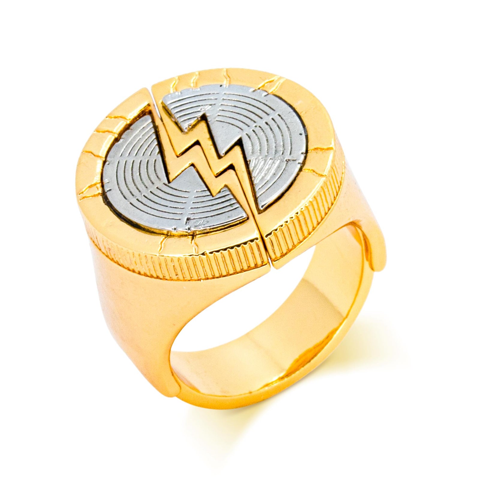 Minecraft Flash Ring The Flash Movie 24kt Gold Slide Open Replica Ring | Free Shipping