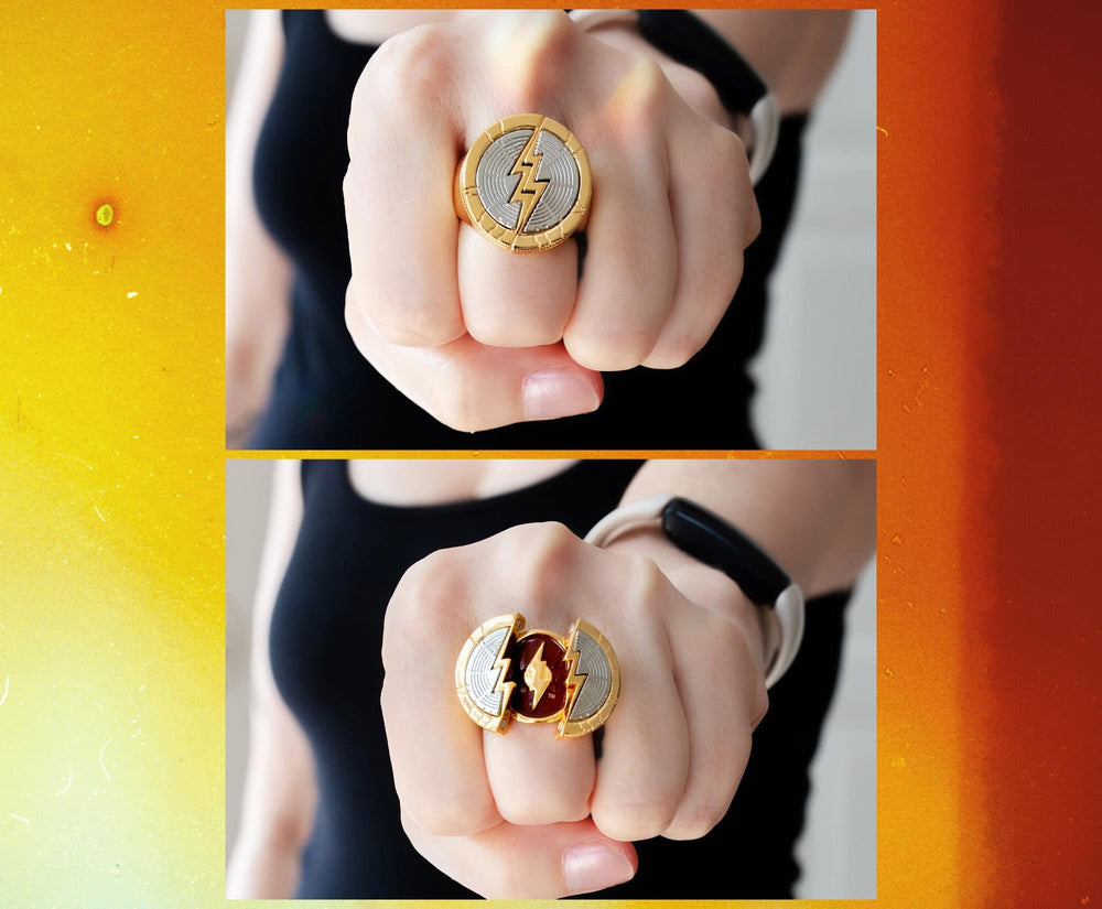 The Flash Movie 24kt Gold Slide Open Replica Ring | Free Shipping