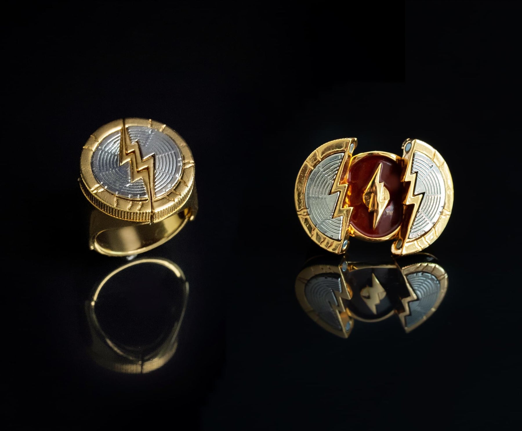 Flash Ring,sterling Silver Ring,flash Point Ring,dc Comics,dc Jewelry,14k  Gold Ring,unisex Ring,stackable Ring,barry Allen Ring,cosplay Ring - Etsy