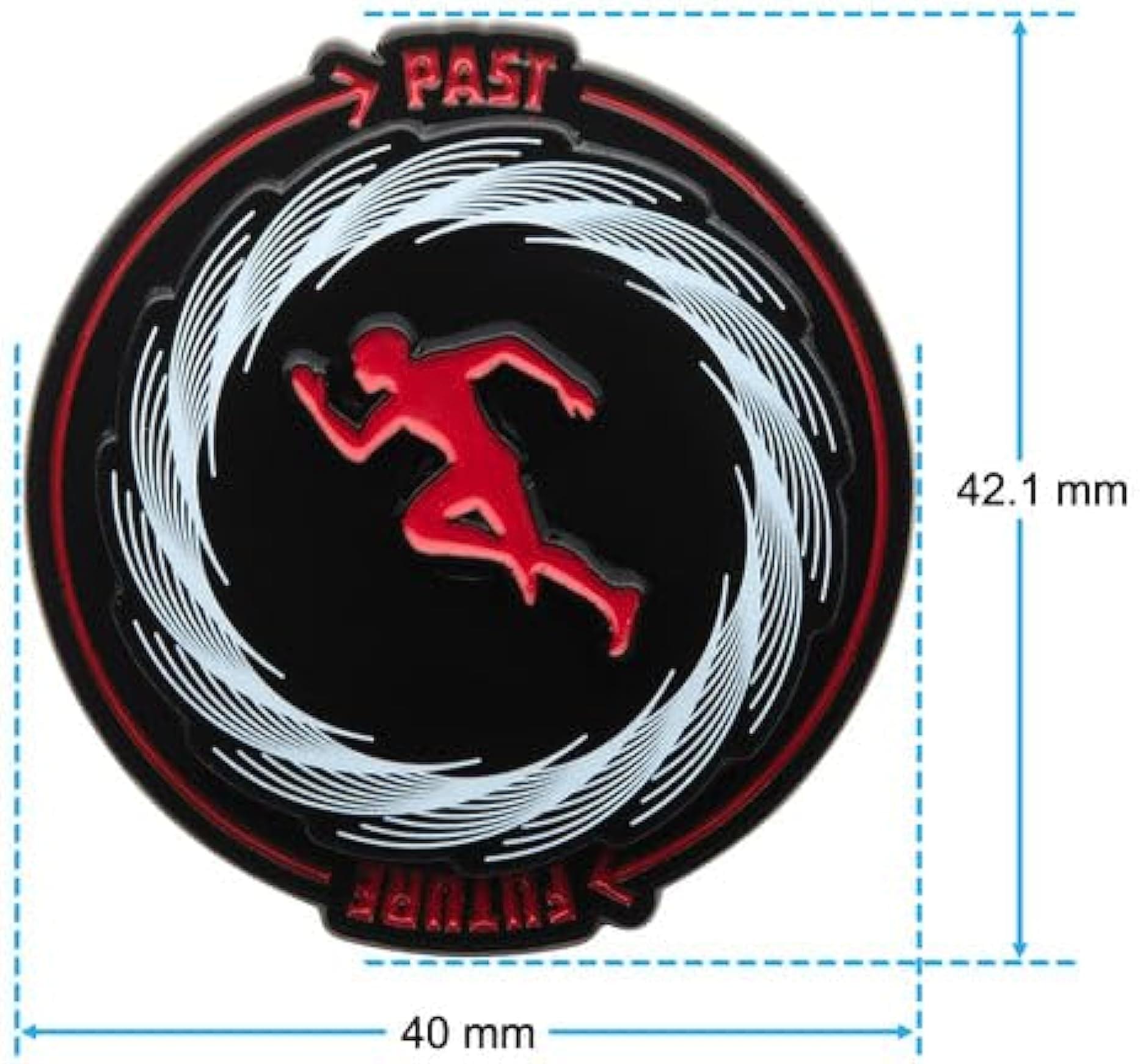 DC Comics The Flash Spinning Enamel Collector Pin