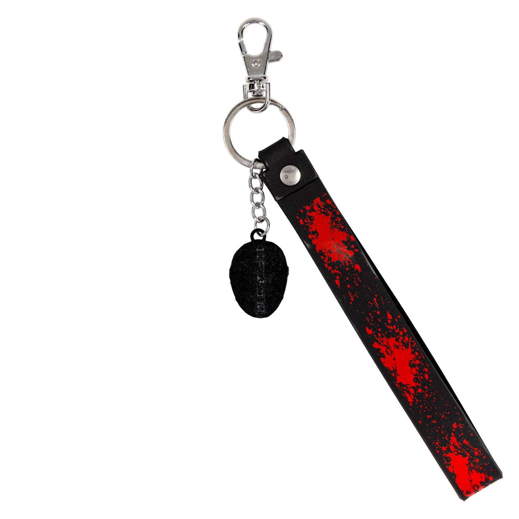 Friday The 13th Jason Voorhees Mask Enamel Keychain With Lanyard Strap
