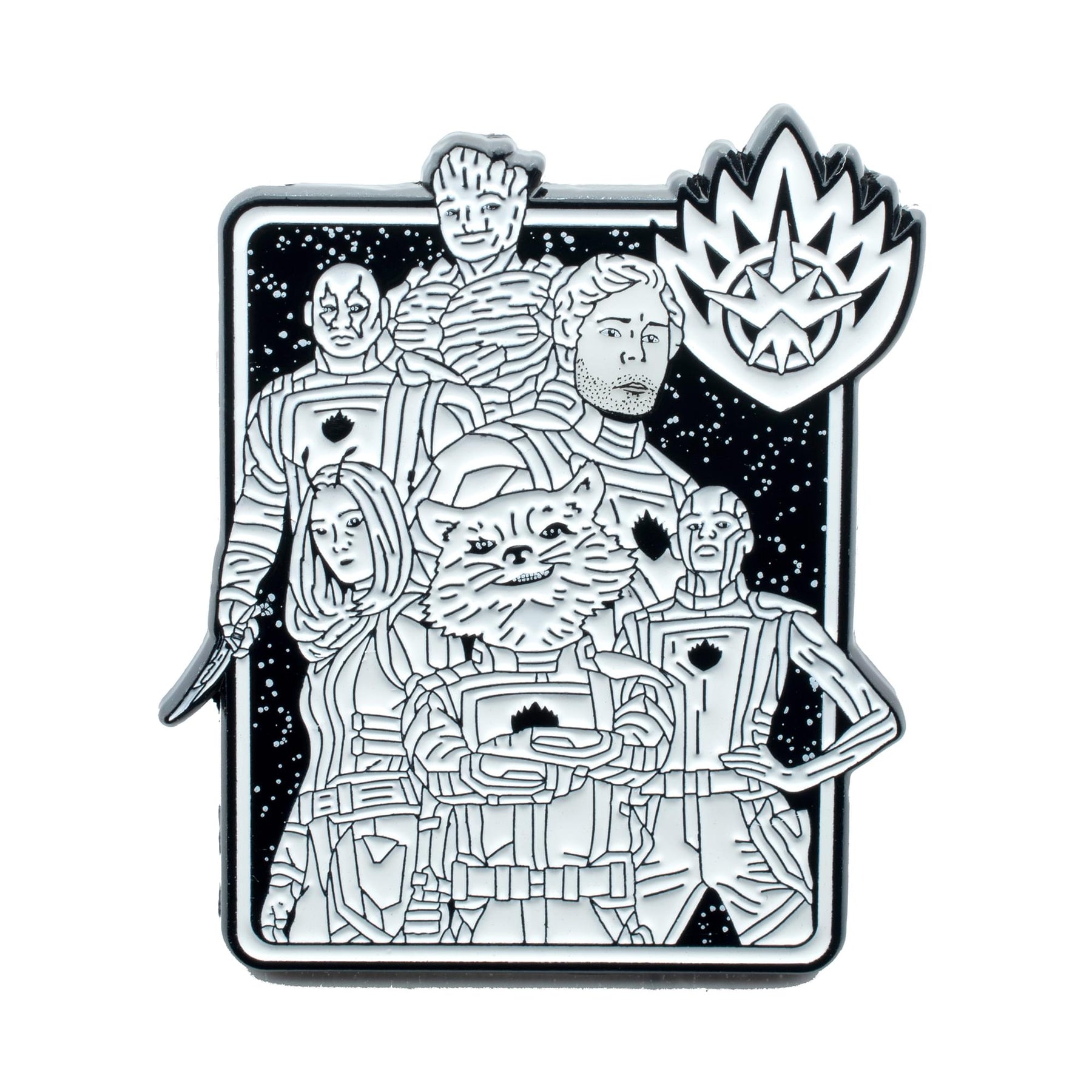 Marvel Guardians of the Galaxy Characters Enamel Pin