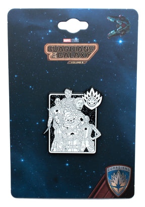Marvel Guardians of the Galaxy Characters Enamel Pin