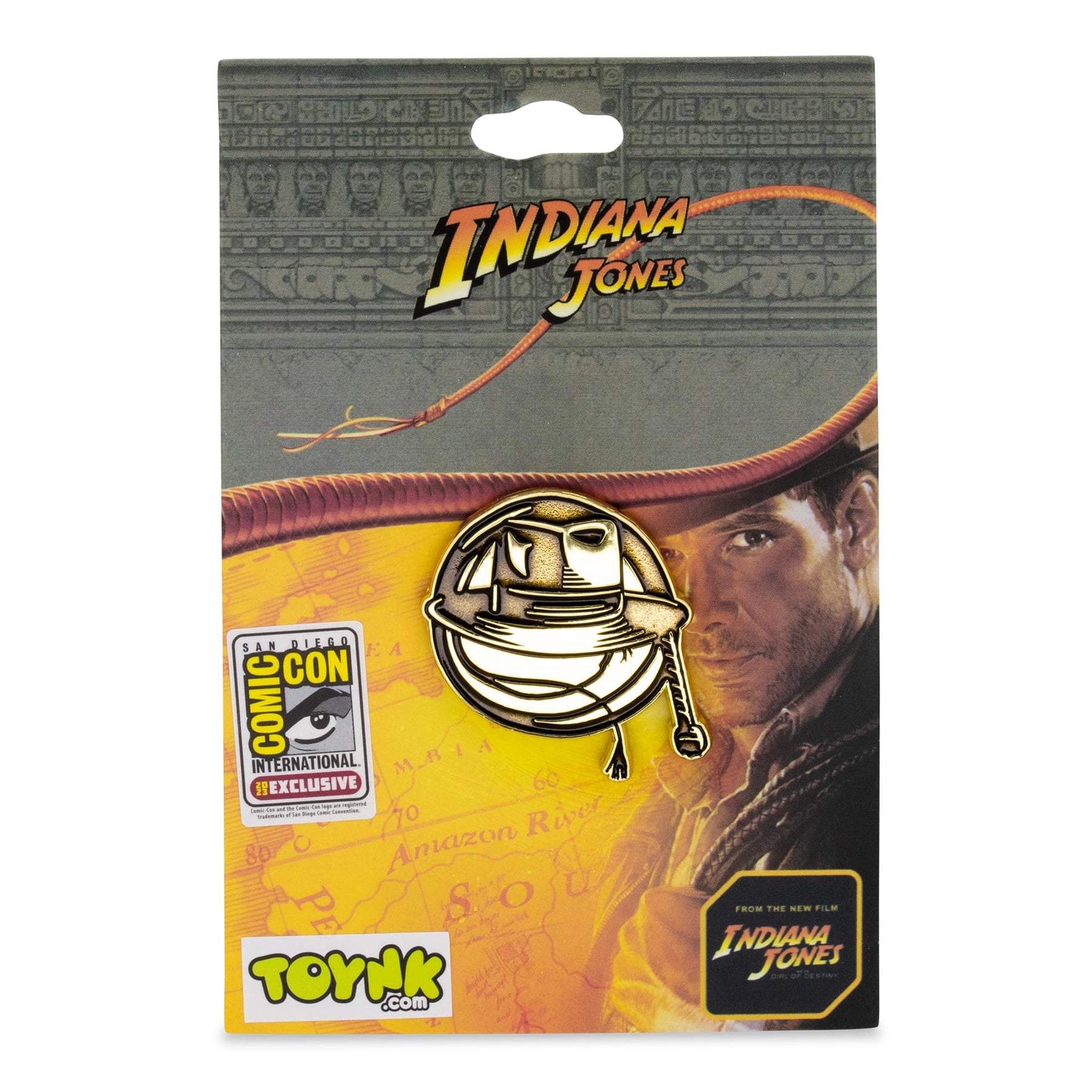Indiana Jones and the Dial of Destiny Hat and Whip Pin | SDCC 2023 Exclusive