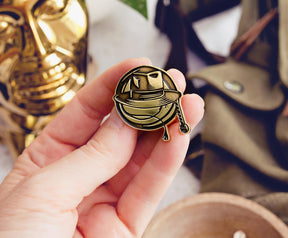 Indiana Jones and the Dial of Destiny Hat and Whip Pin | SDCC 2023 Exclusive