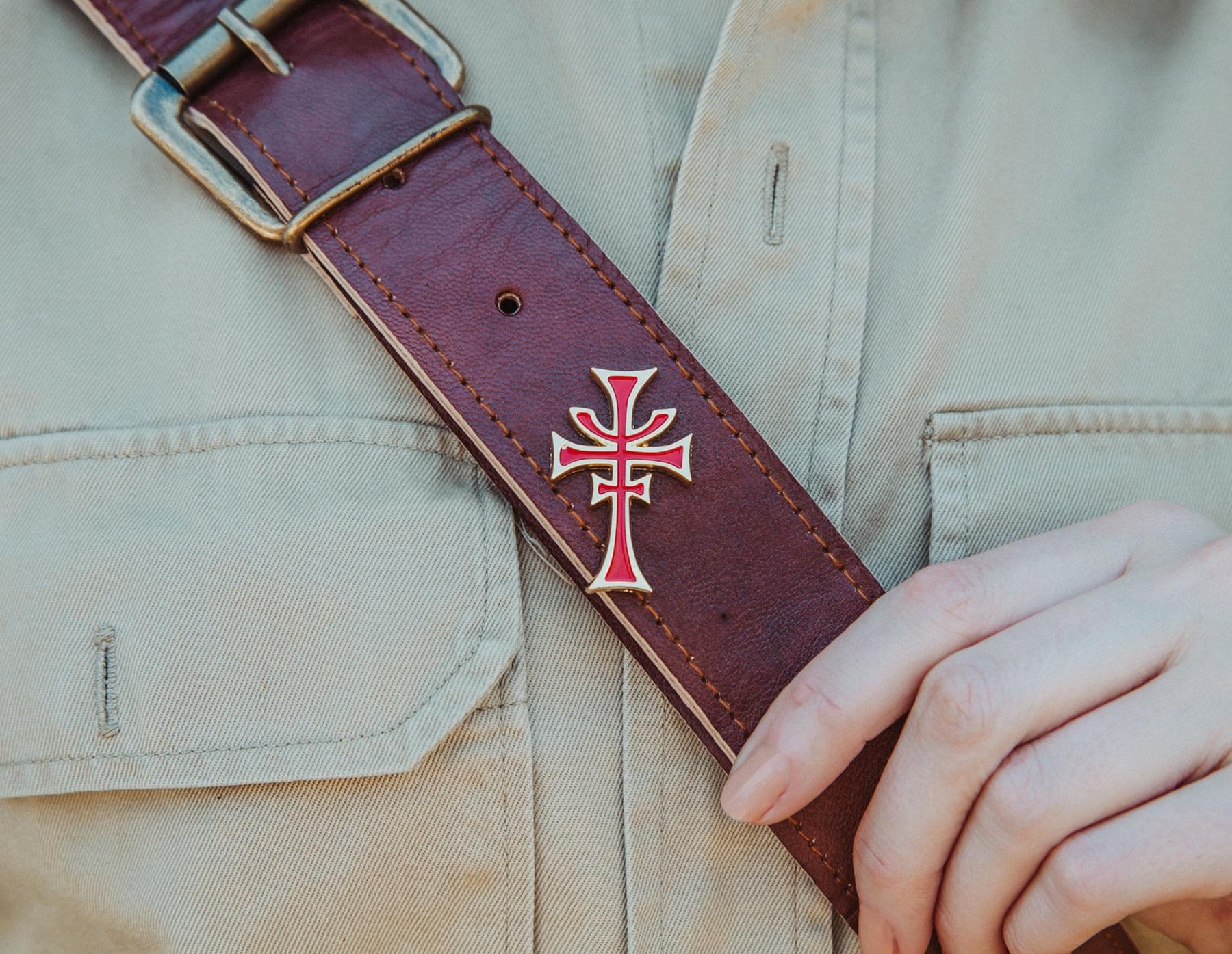 Indiana Jones and the Last Crusade Brotherhood of Cruciform Enamel Pin