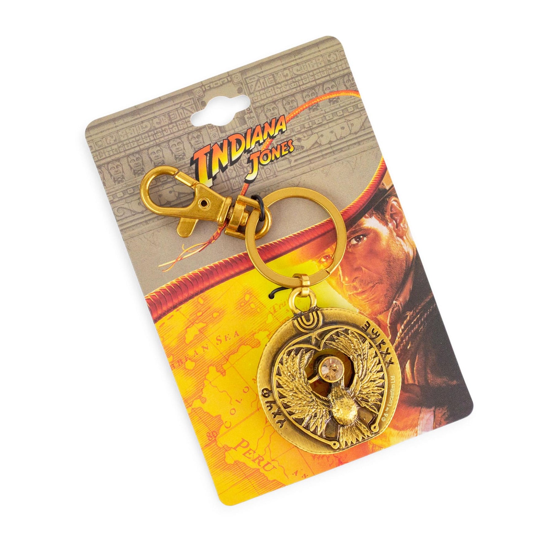 Indiana Jones and The Raiders Of The Lost Ark Talisman Double-Sided Keychain