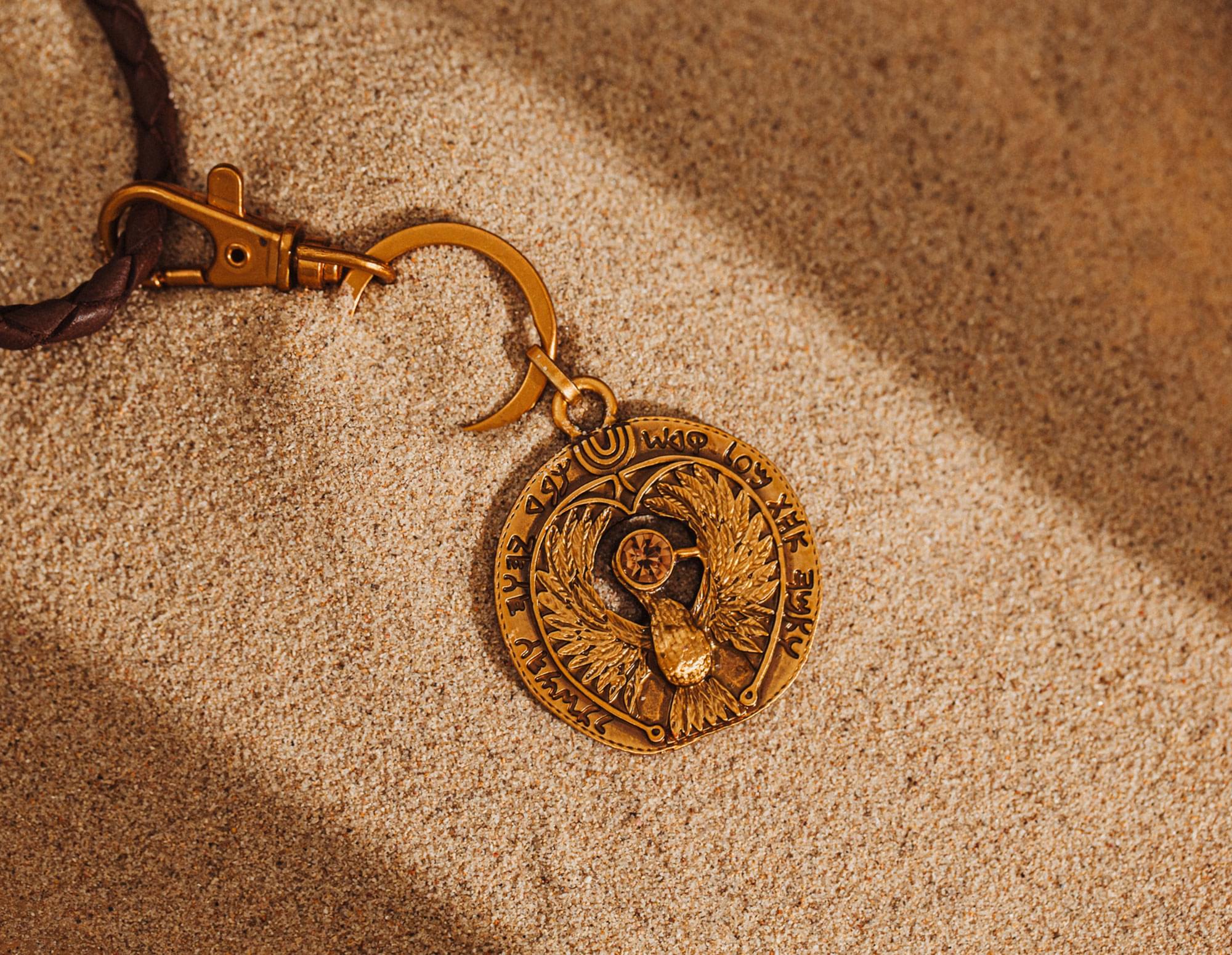 Indiana Jones and The Raiders Of The Lost Ark Talisman Double-Sided Keychain