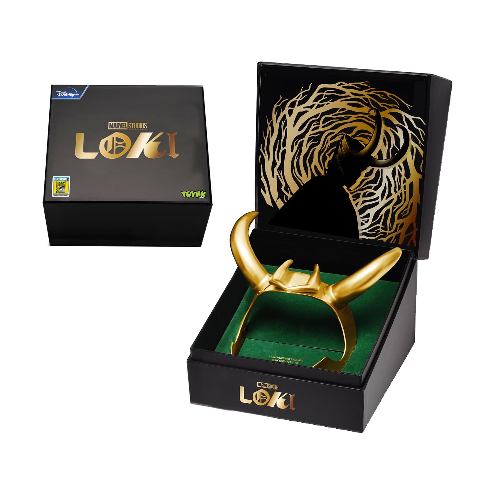 Marvel President Loki Crown 24KT Gold-Plated Replica