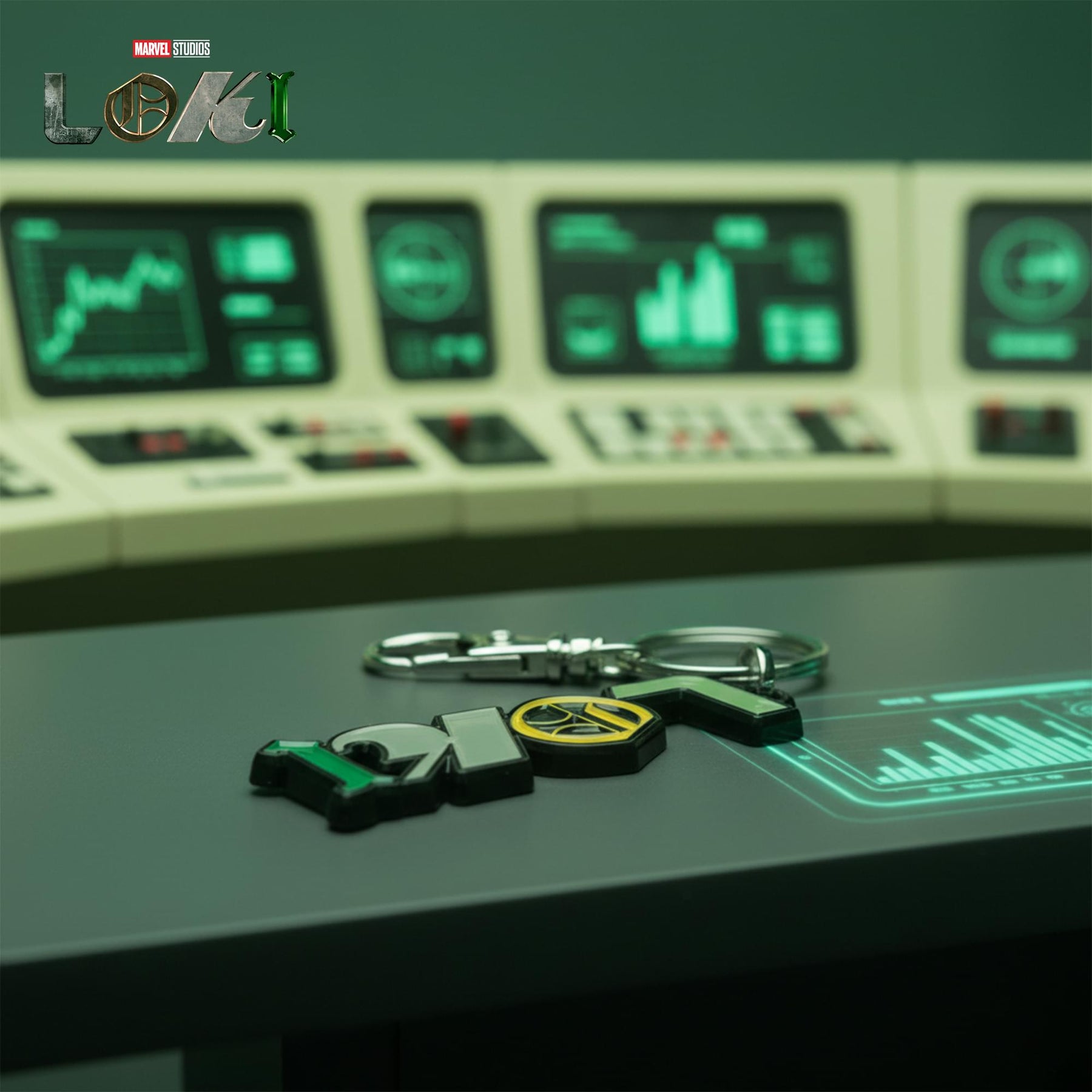 Marvel Loki Series Logo Enamel Keychain