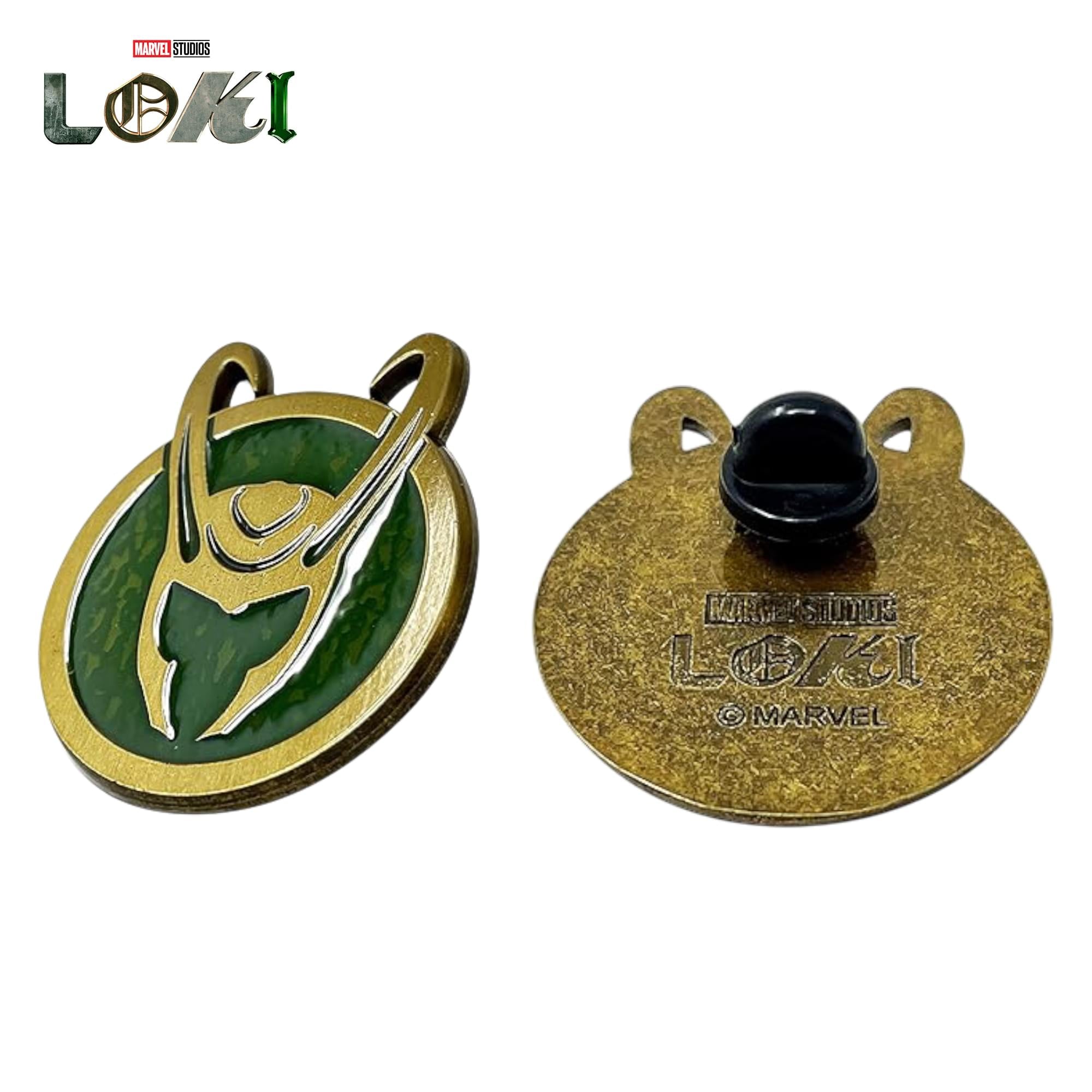 Marvel Loki Helmet Enamel Collector Pin