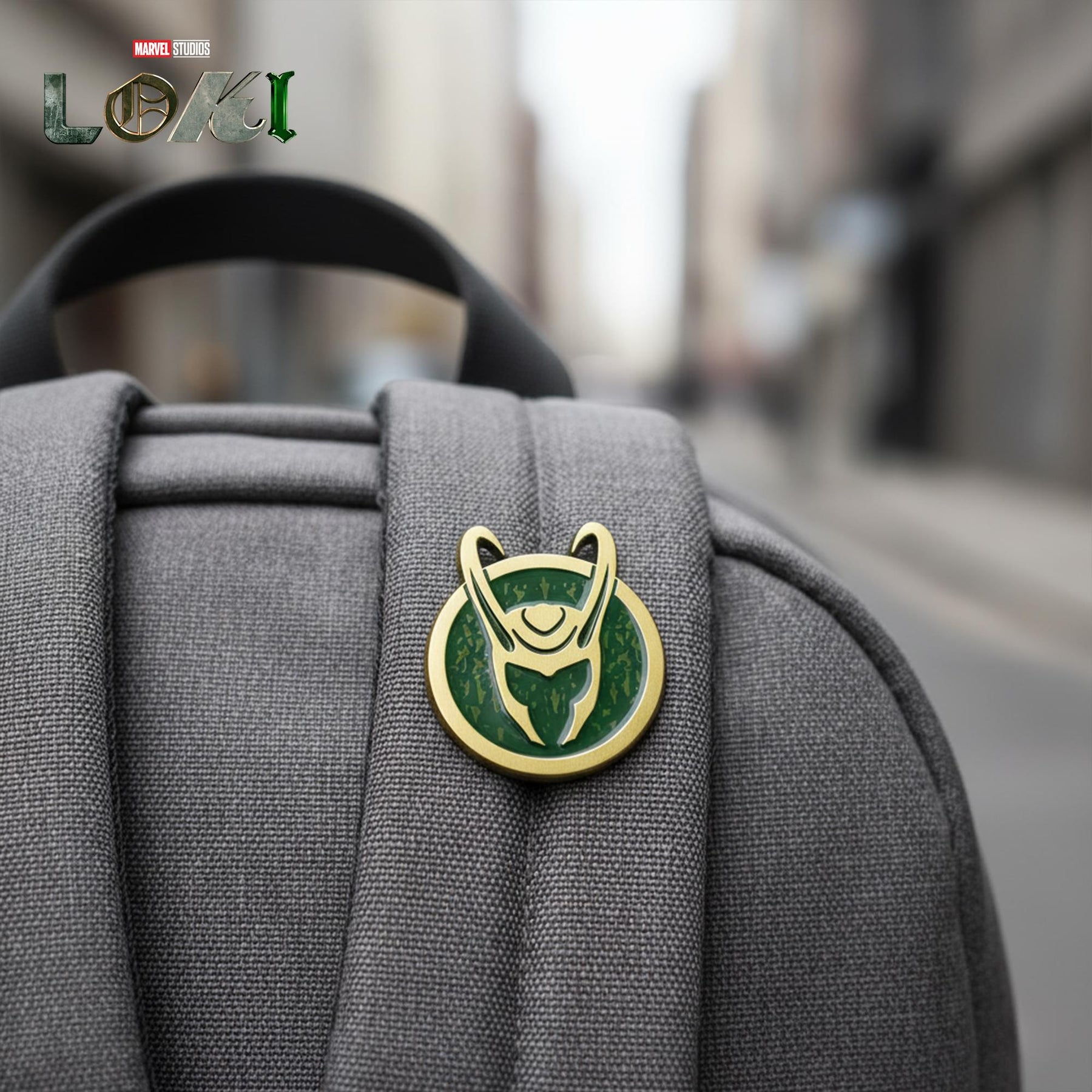 Marvel Loki Helmet Enamel Collector Pin