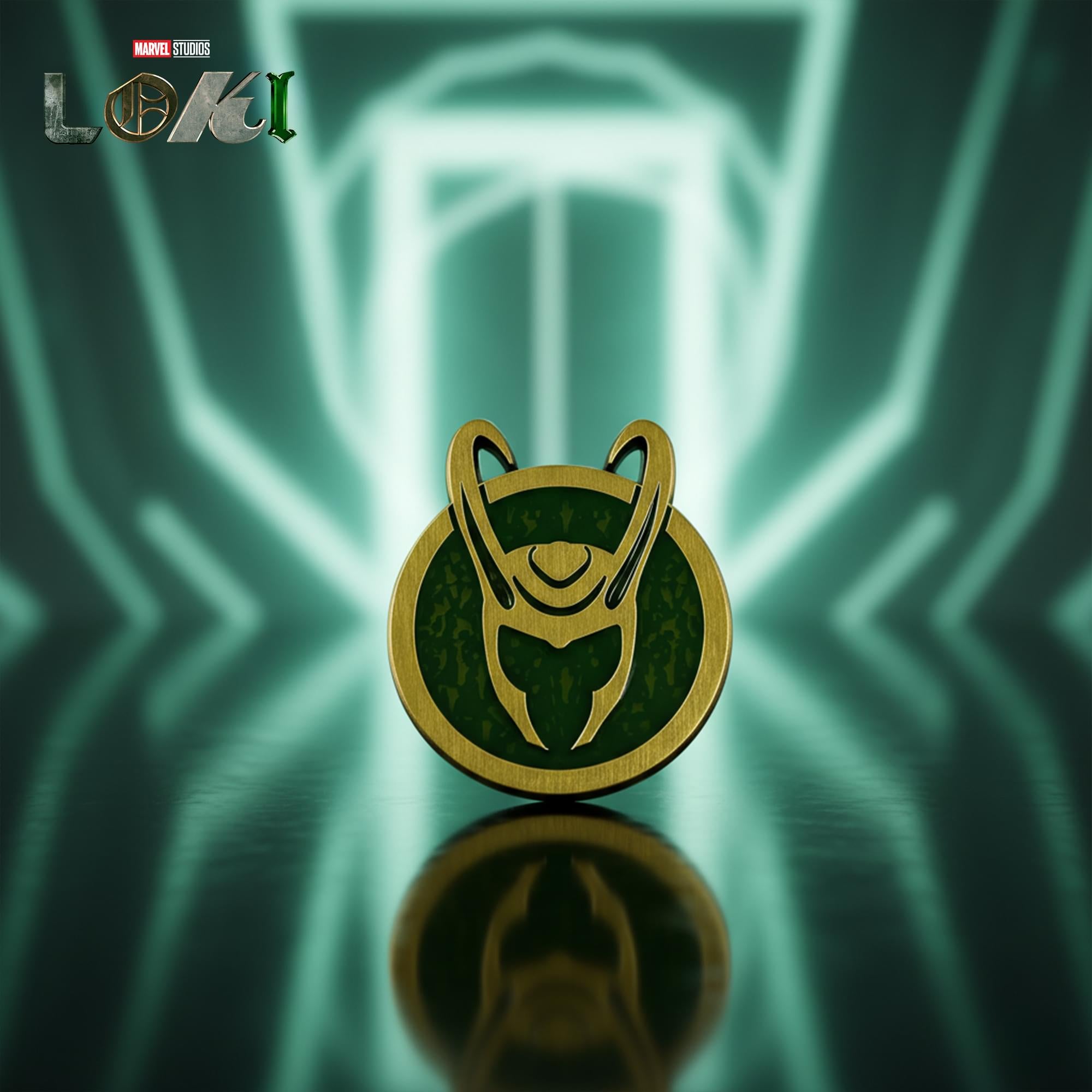 Marvel Loki Helmet Enamel Collector Pin