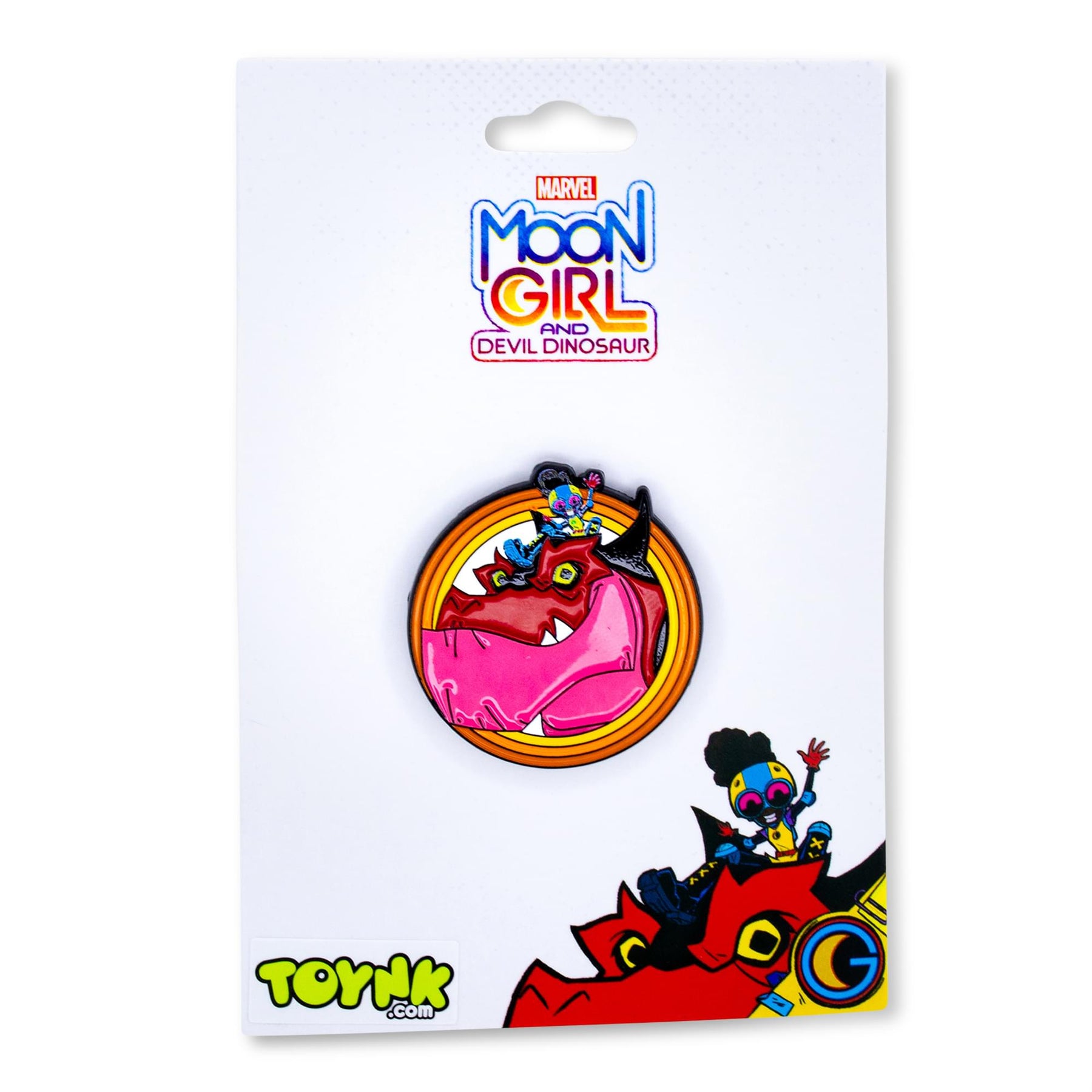 Marvel Moon Girl and Devil Dinosaur Enamel Pin | Toynk Exclusive