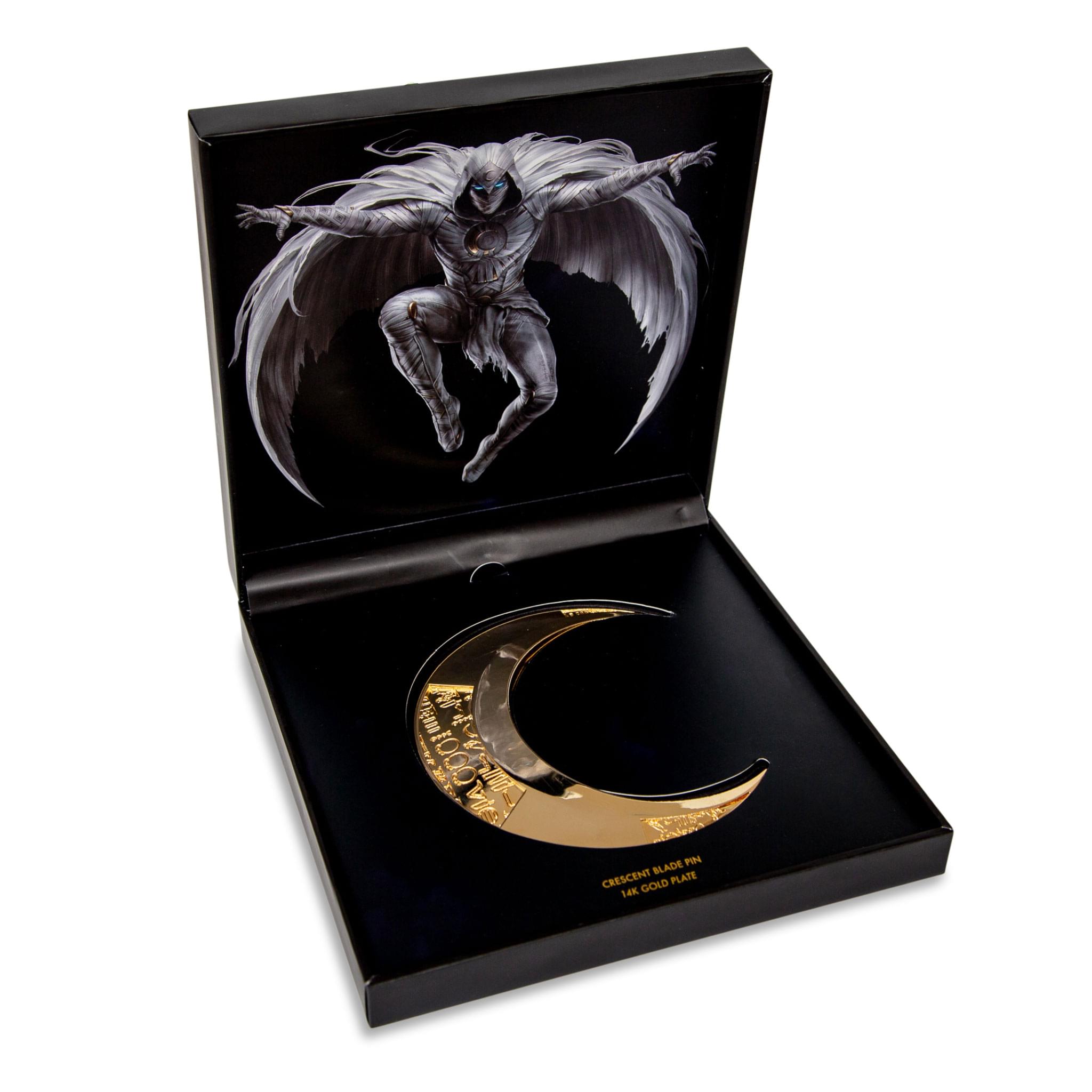 Marvel Moon Knight 14KT Gold Crescent Blade Metal Pin | SDCC 2022 Exclusive