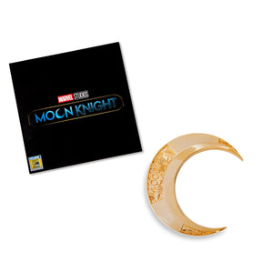 Marvel Moon Knight 14KT Gold Crescent Blade Metal Pin | SDCC 2022 Exclusive