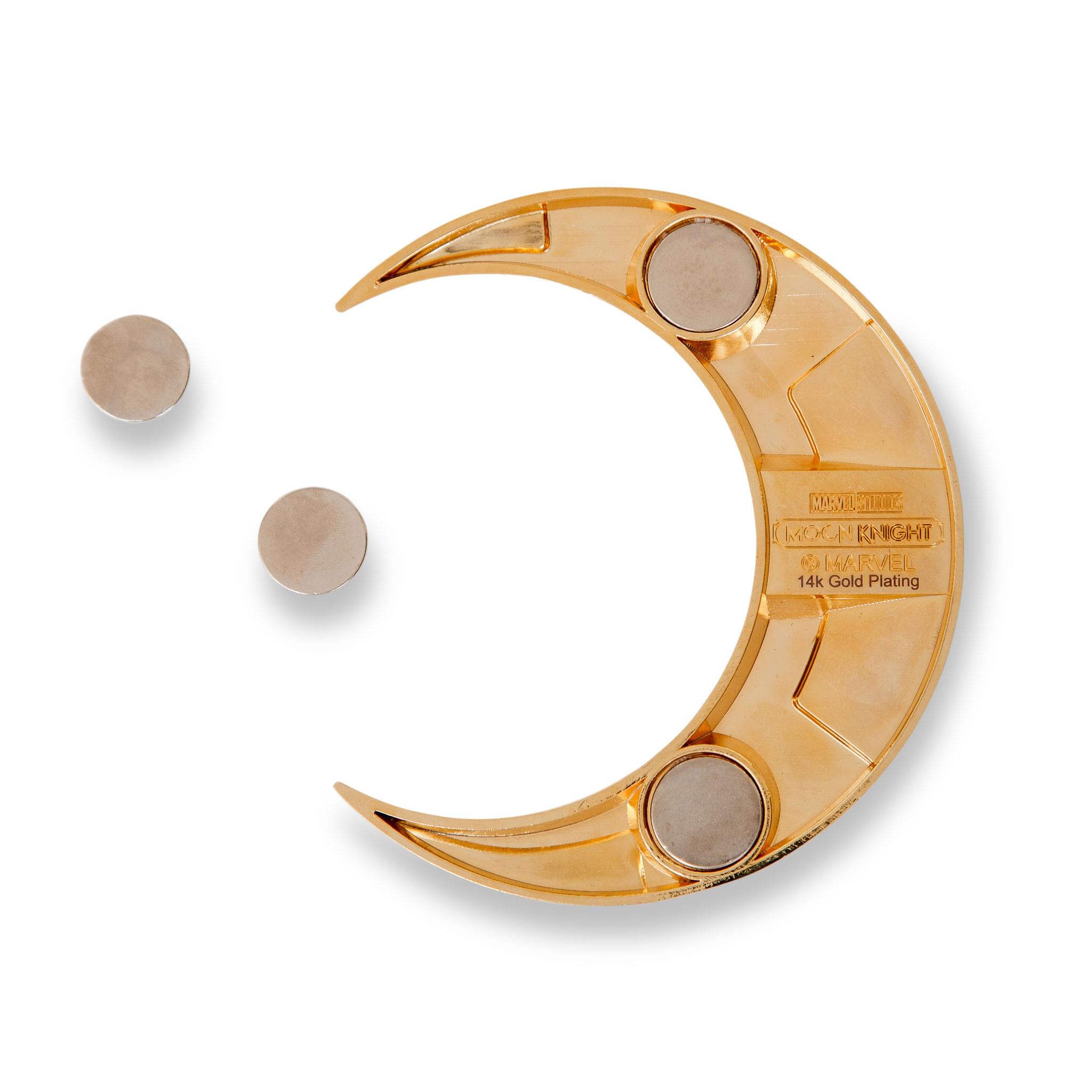 Marvel Moon Knight 14KT Gold Crescent Blade Metal Pin | SDCC 2022 Exclusive