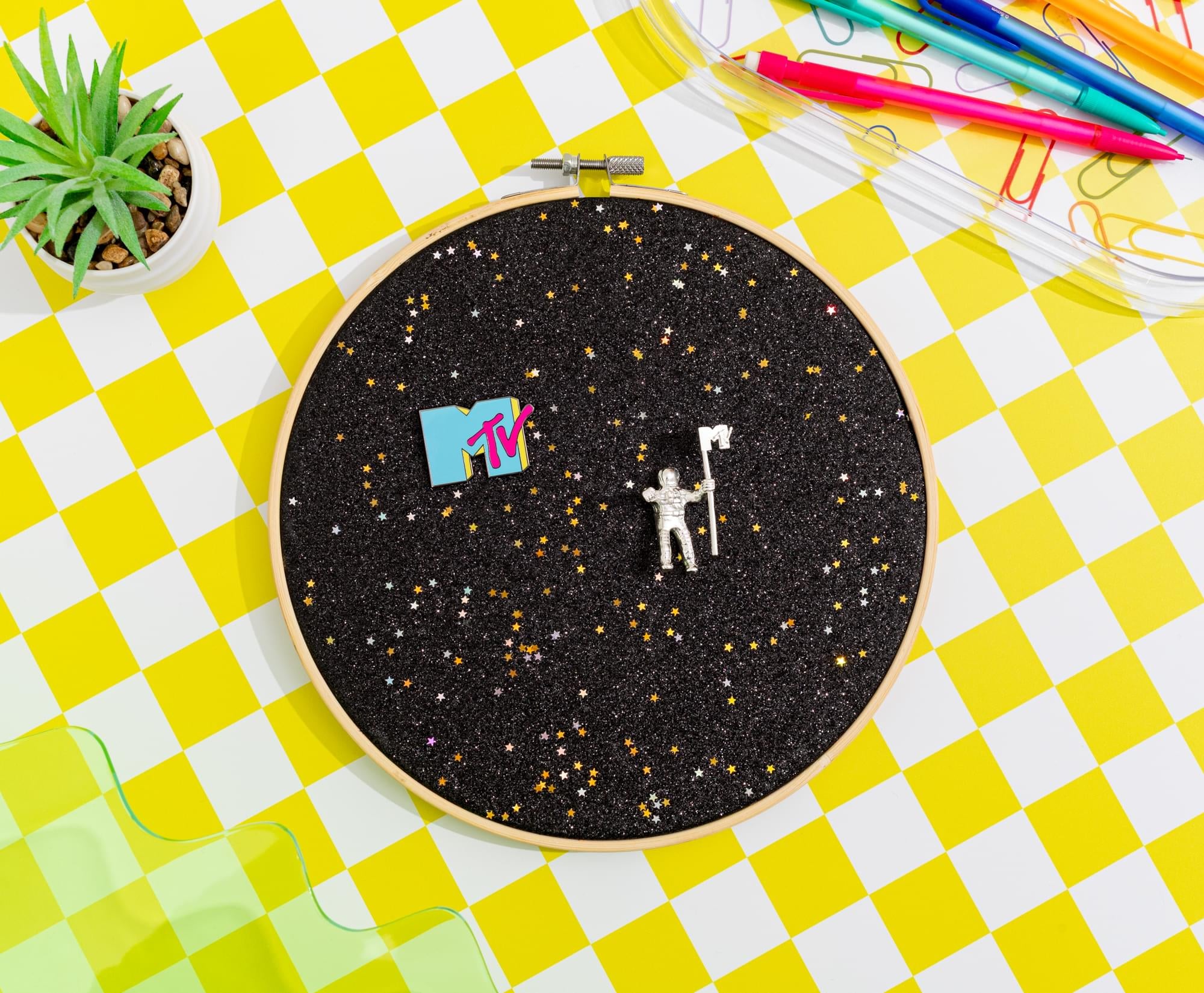 MTV Moon Man 3D Metal Collector's Pin