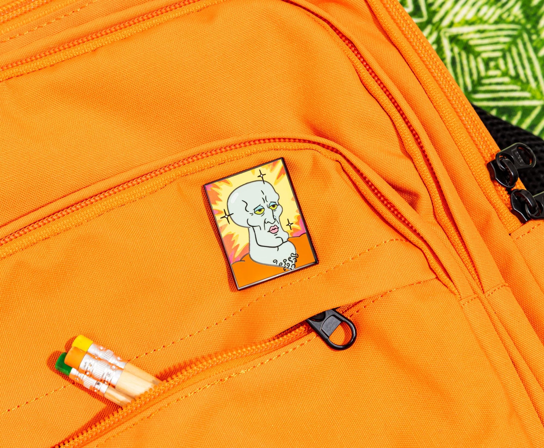 SpongeBob SquarePants Handsome Squidward Painting Enamel Pin