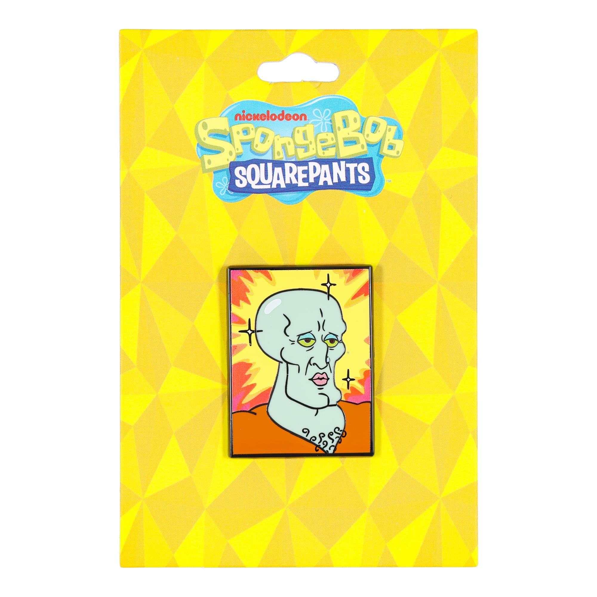 SpongeBob SquarePants Handsome Squidward Painting Enamel Pin