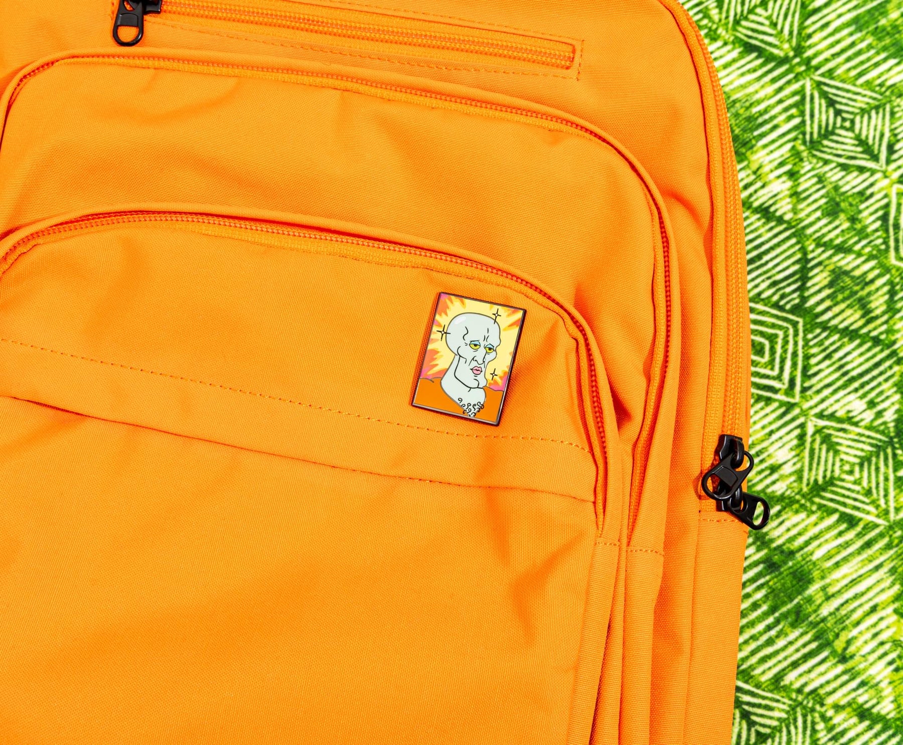 SpongeBob SquarePants Handsome Squidward Painting Enamel Pin