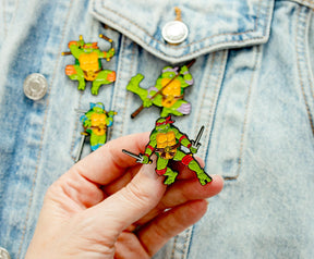 Teenage Mutant Ninja Turtles 4-Piece Enamel Pin Set