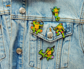 Teenage Mutant Ninja Turtles 4-Piece Enamel Pin Set