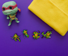 Teenage Mutant Ninja Turtles 4-Piece Enamel Pin Set
