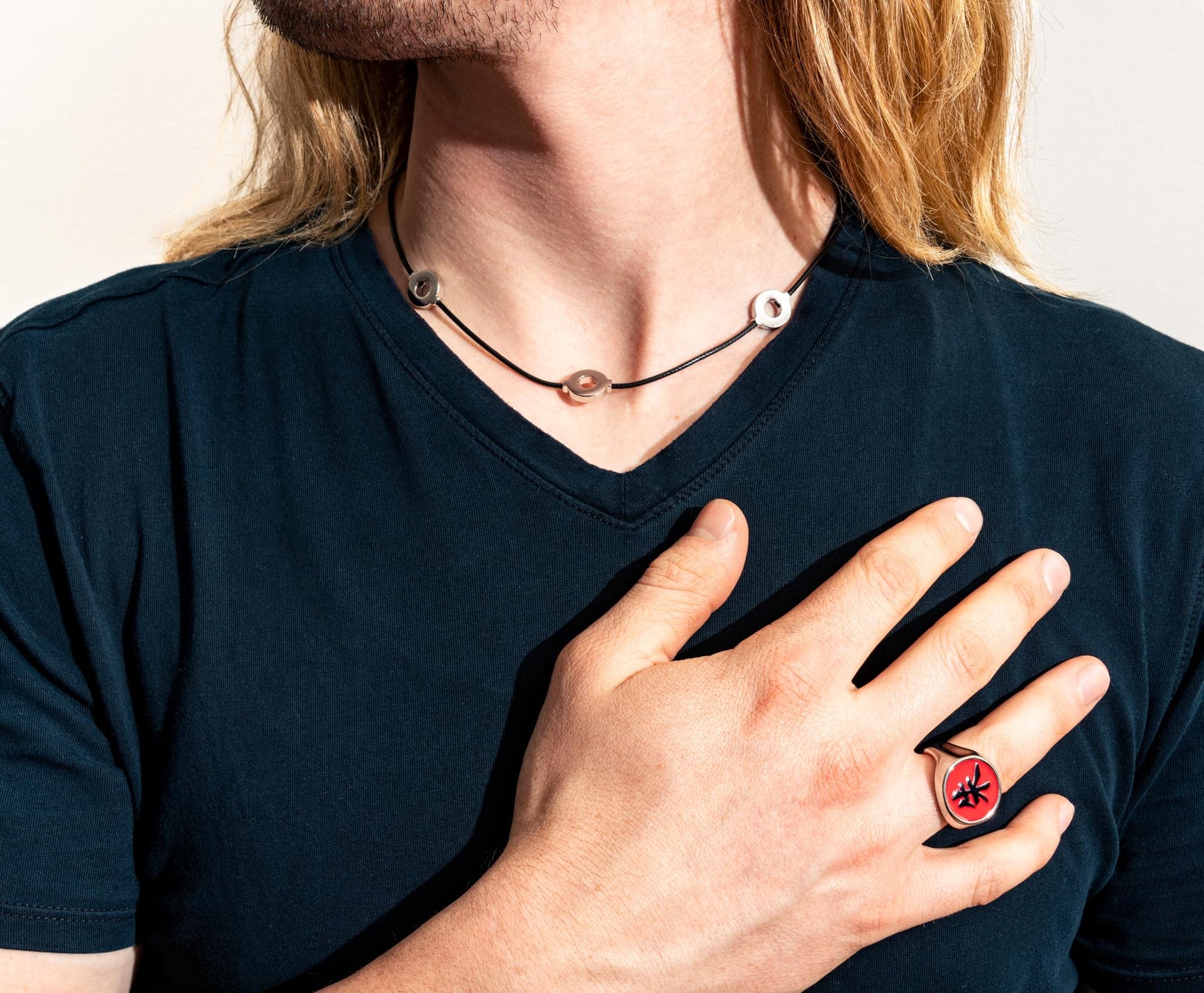 Naruto Itachi Uchiha Necklace and Ring Replica Collector's Box Set