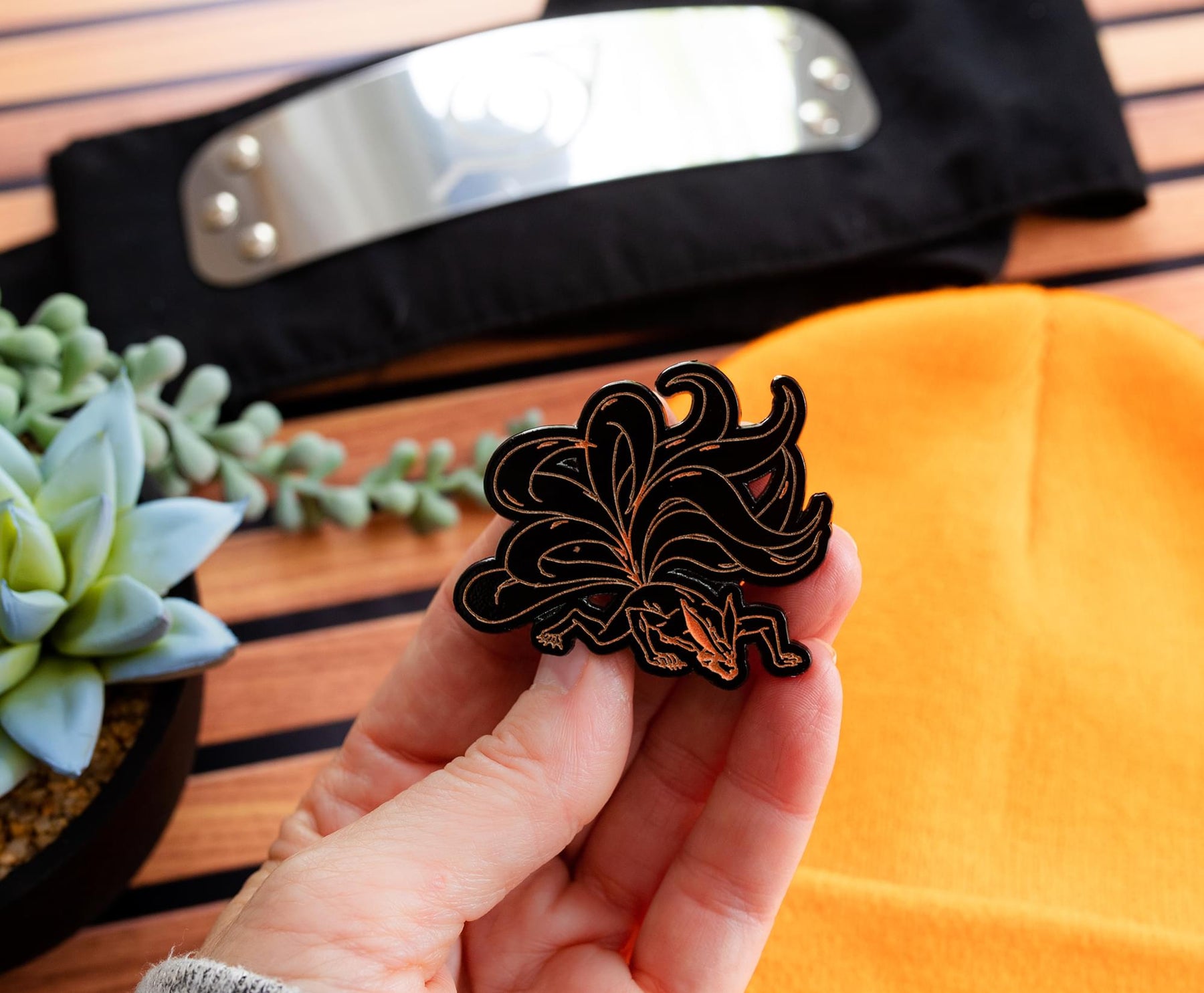 Naruto Kyuubi LIMITED EDITION Hard Enamel Pin|Choopl Designs