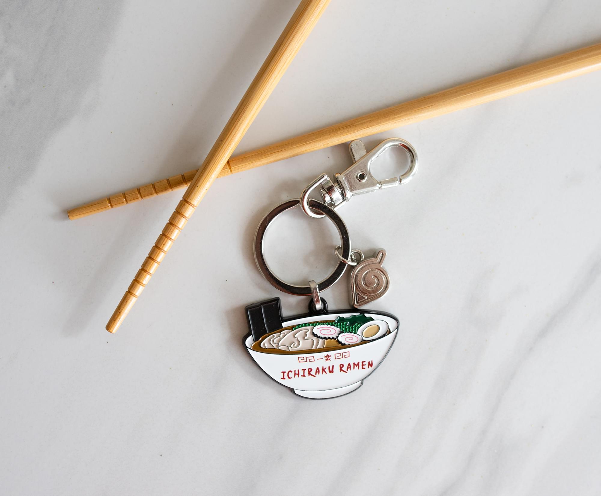 Naruto Ichiraku Ramen Enamel Pendant Keychain