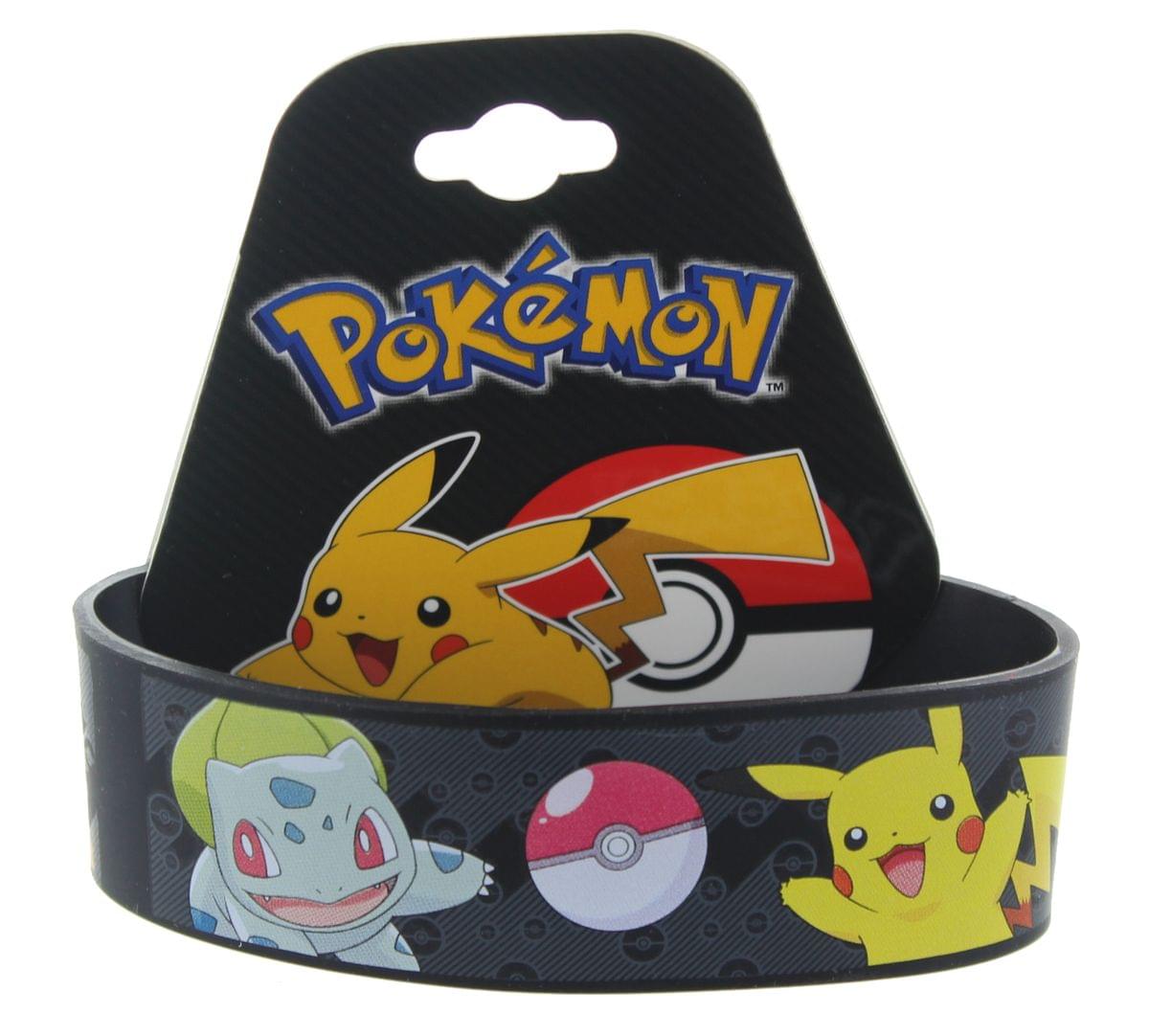 Pokemon Multi-Character Youth Silicone Wristband