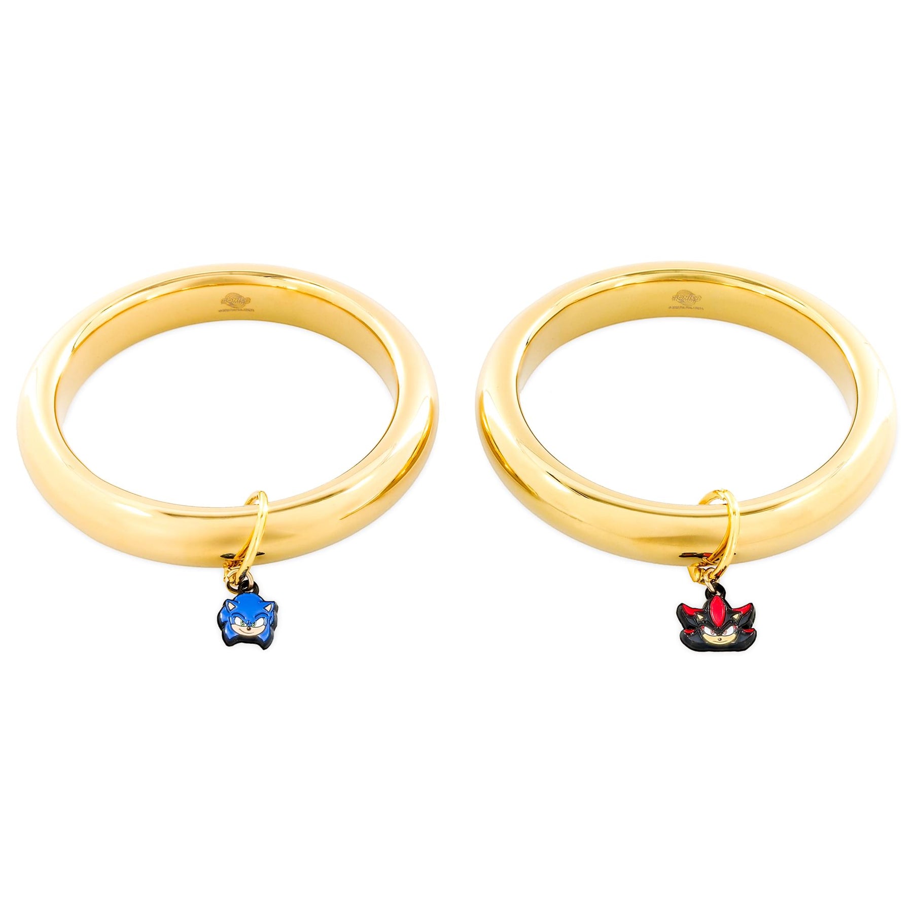 Sonic The Hedgehog Golden Ring 2-Piece Bracelet Replica Collector's Box Set
