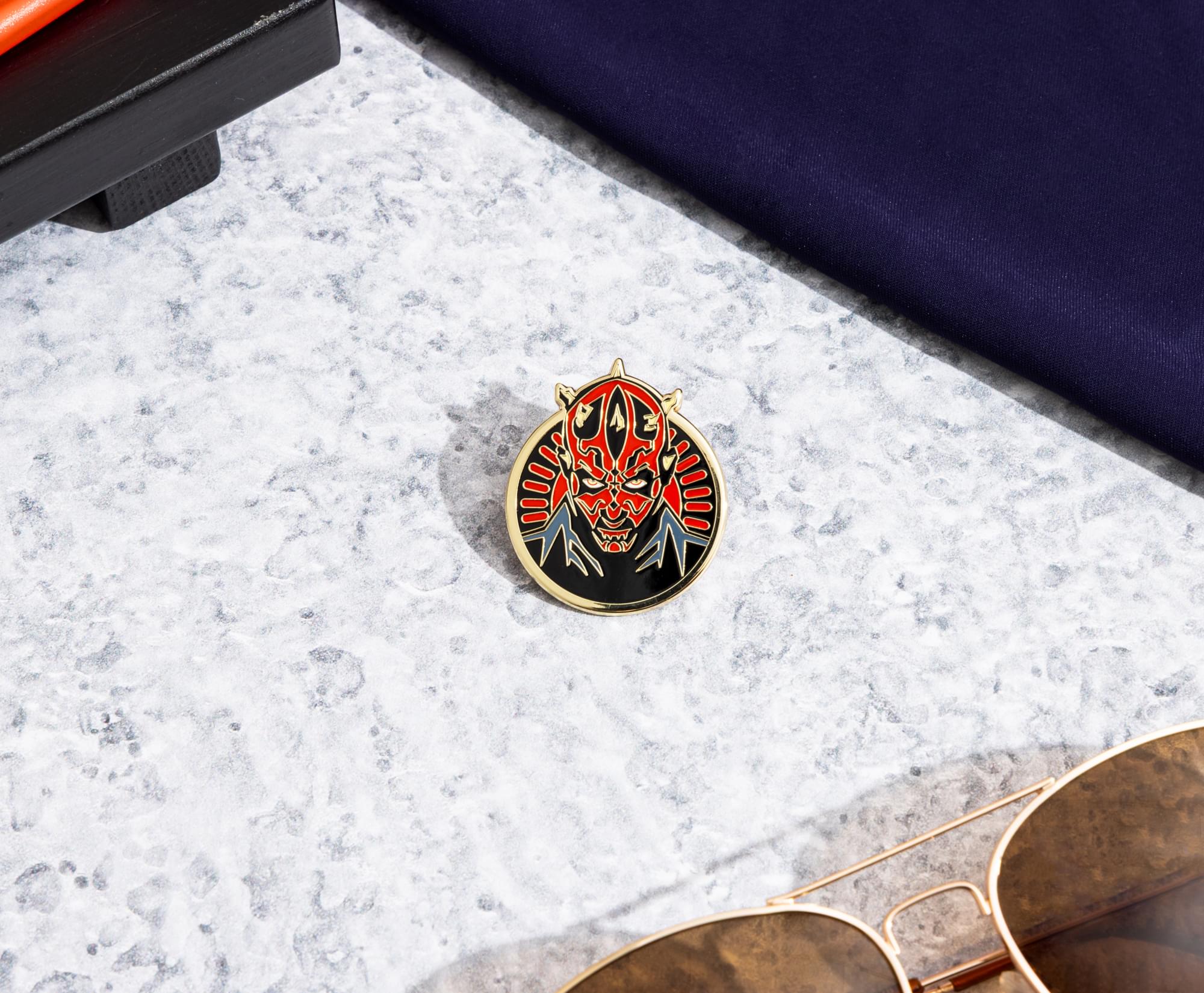 Star Wars Darth Maul Face Enamel Collector Pin