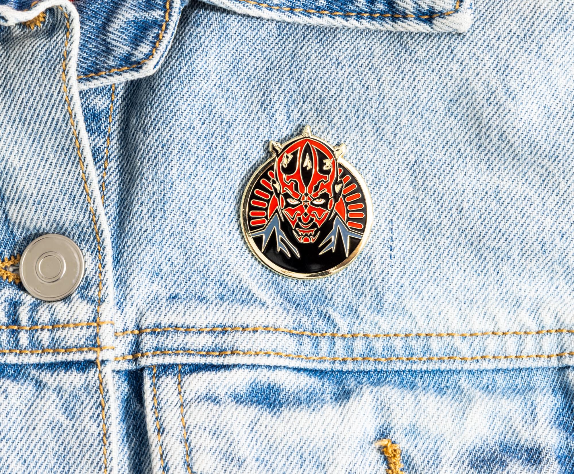 Star Wars Darth Maul Face Enamel Collector Pin