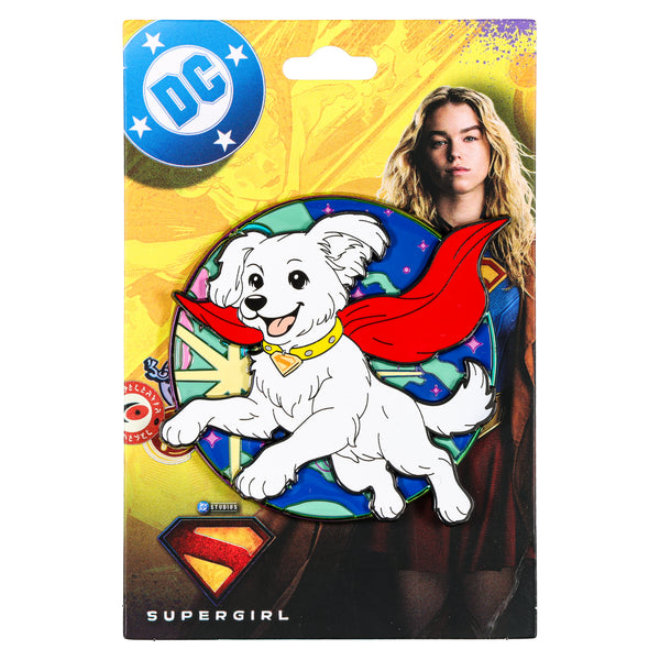 DC Studios Supergirl Krypto Large Enamel Pin