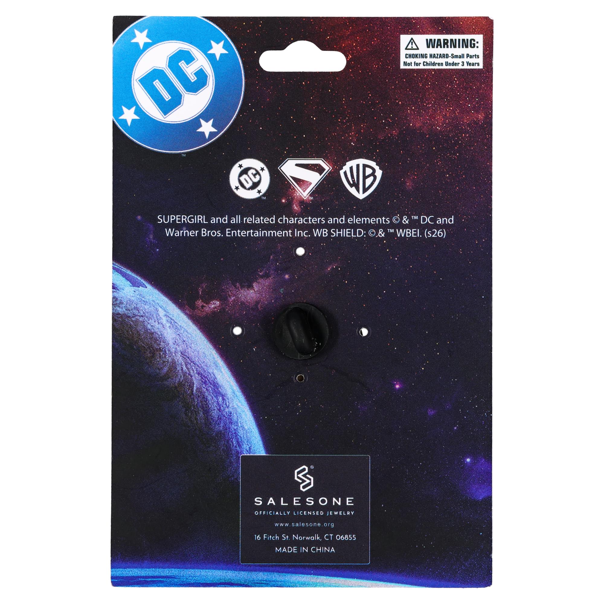 DC Studios Supergirl Krypto Round Enamel Pin