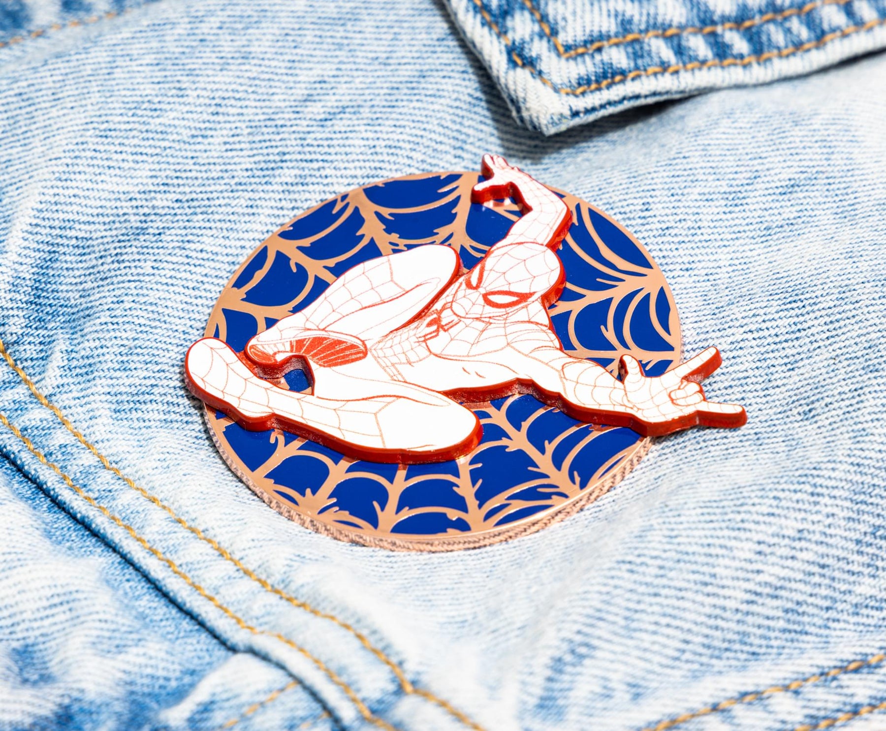 Marvel Studios Spider-Man: Brand New Day 2.5-Inch Large Round Enamel Pin