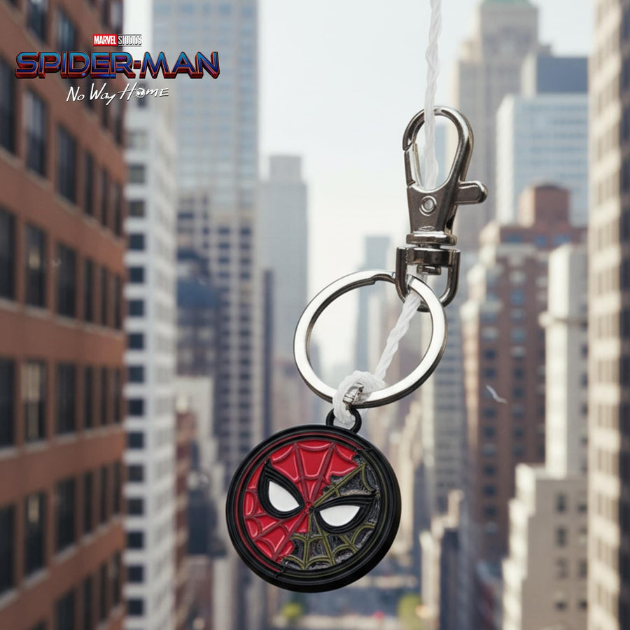 Marvel Spider-Man: No Way Home Split Mask Enamel Keychain