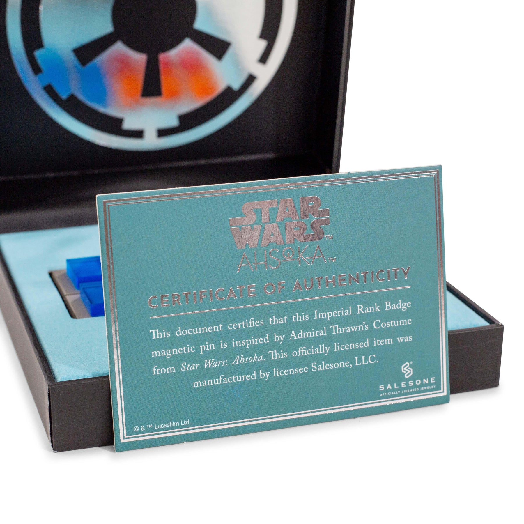 Star Wars: Ahsoka Grand Admiral Thrawn Imperial Rank Badge Replica Pin