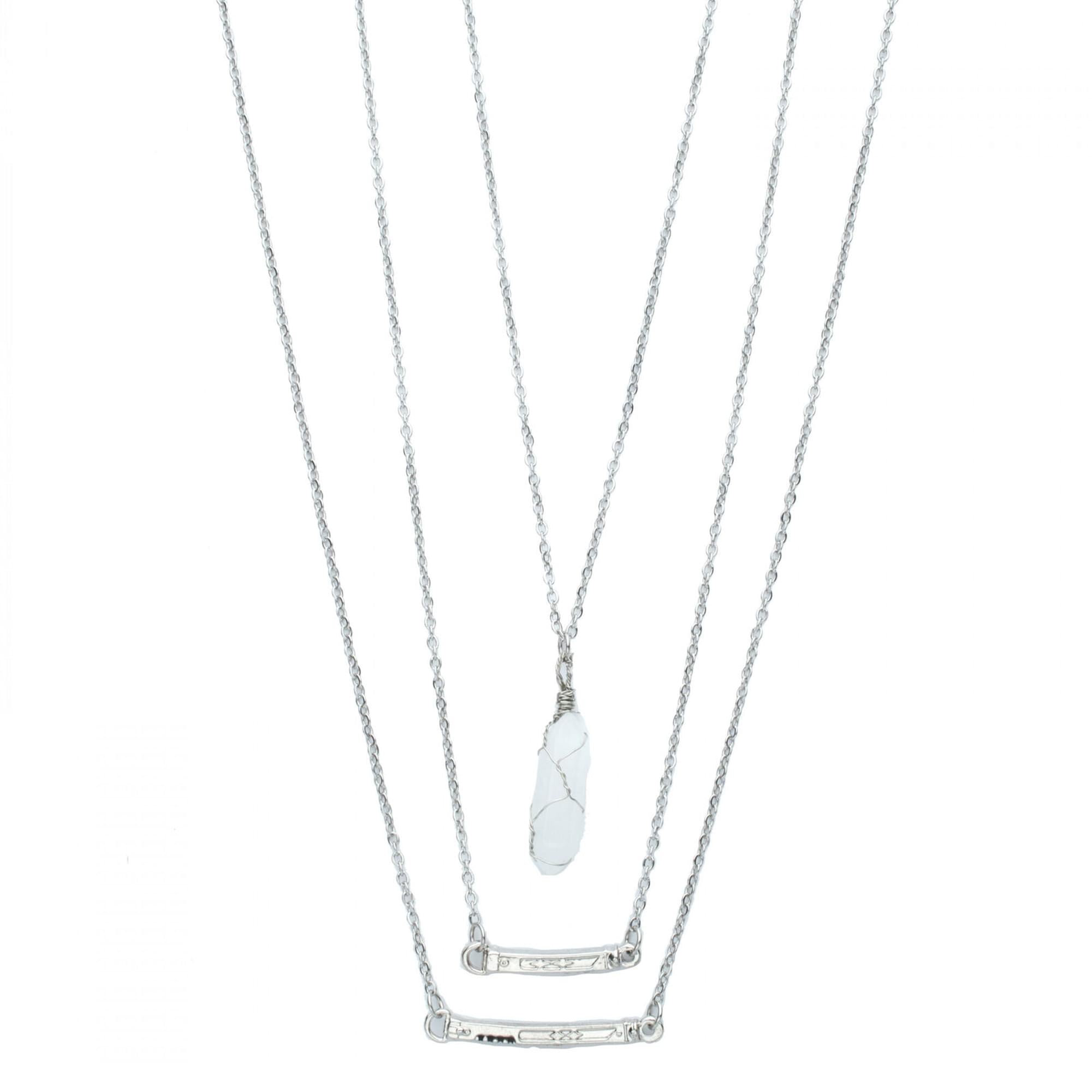 Star Wars Ashoka 3D Layered Lightsaber Necklace