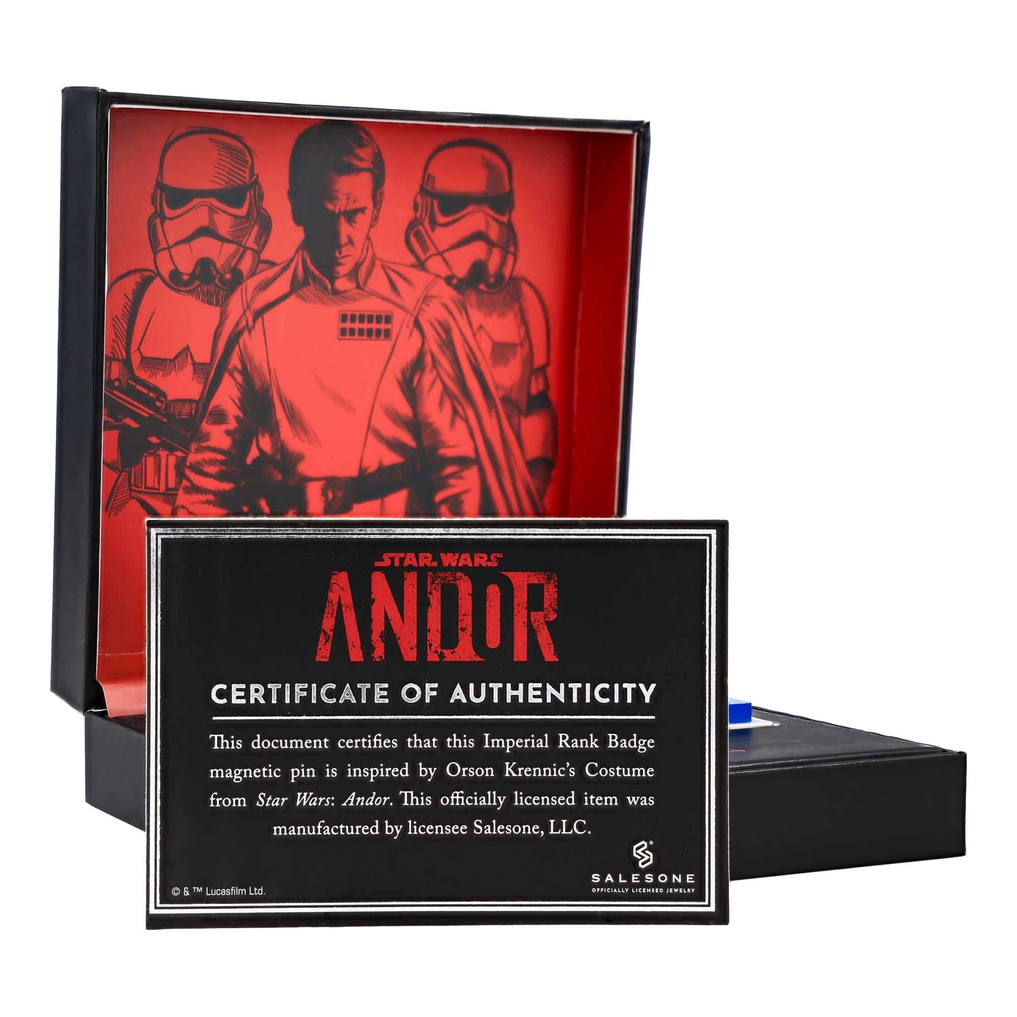 Star Wars: Andor Director Orson Krennic Imperial Rank Badge Replica Magnetic Pin