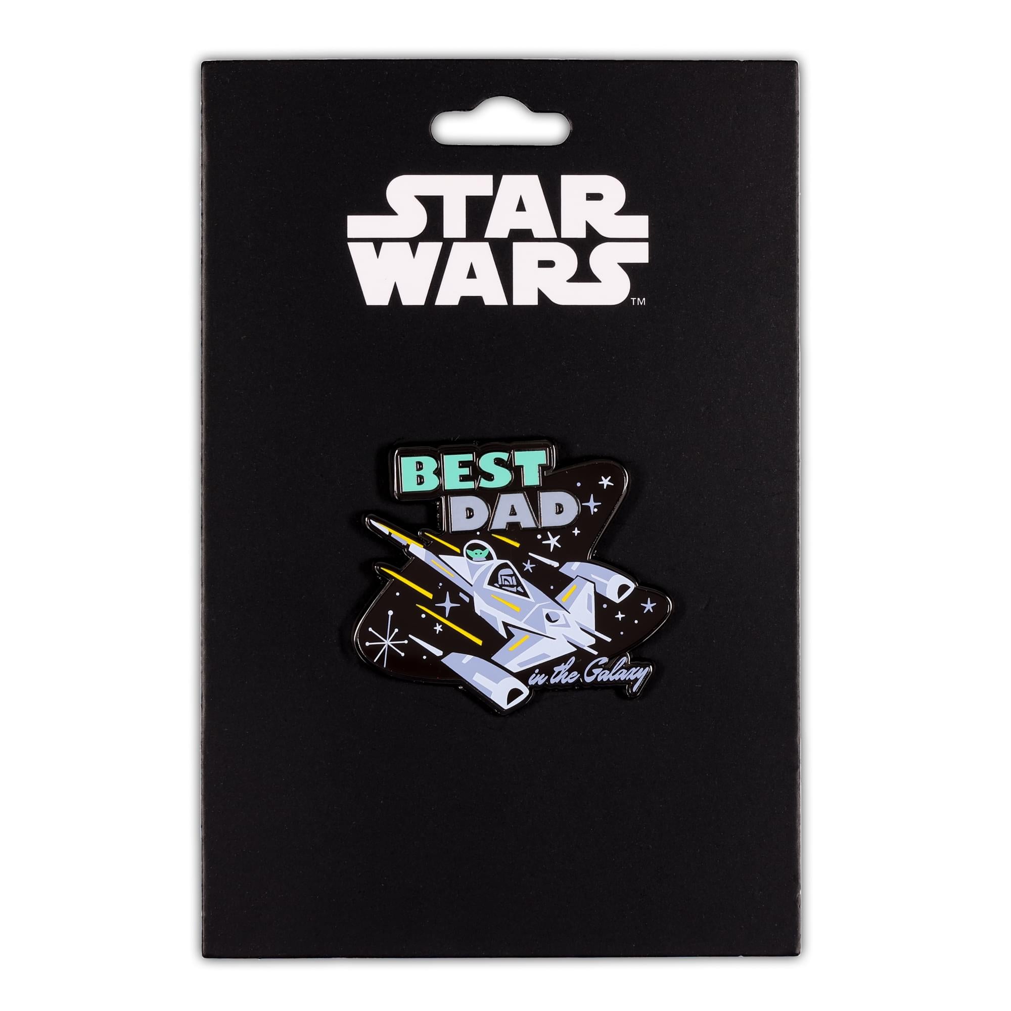 Star Wars: The Mandalorian "Best Dad In The Galaxy" Father's Day Enamel Pin
